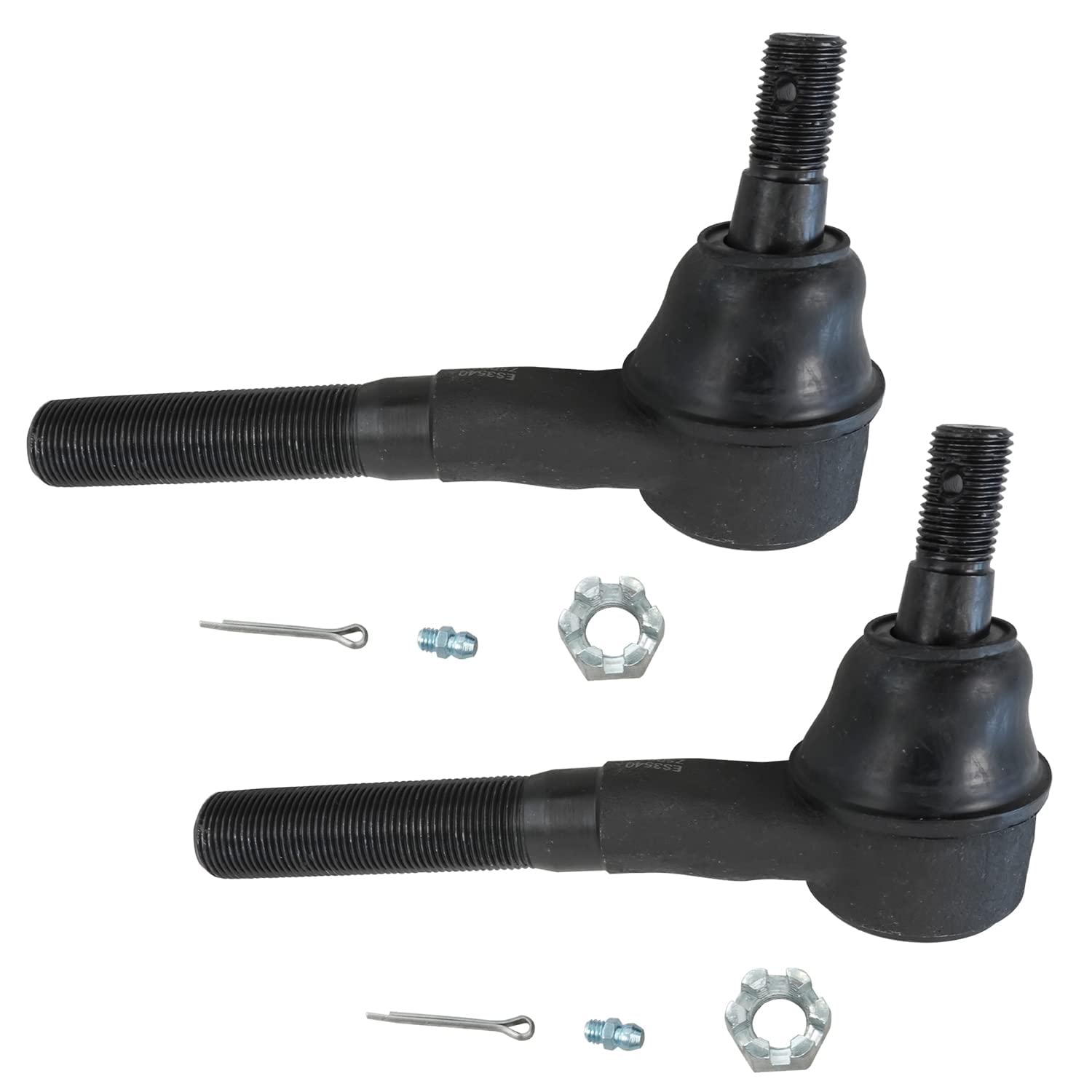 Detroit Axle - 12pc Front Suspension Kit for 2000-2002 Dodge Ram 3500 2WD | Ball Joints, Tie Rod Ends, Idler & Pitman Arms, Adjusting Sleeves | Heavy Duty Replacement Parts for Smooth Ride & Off-Road Performance