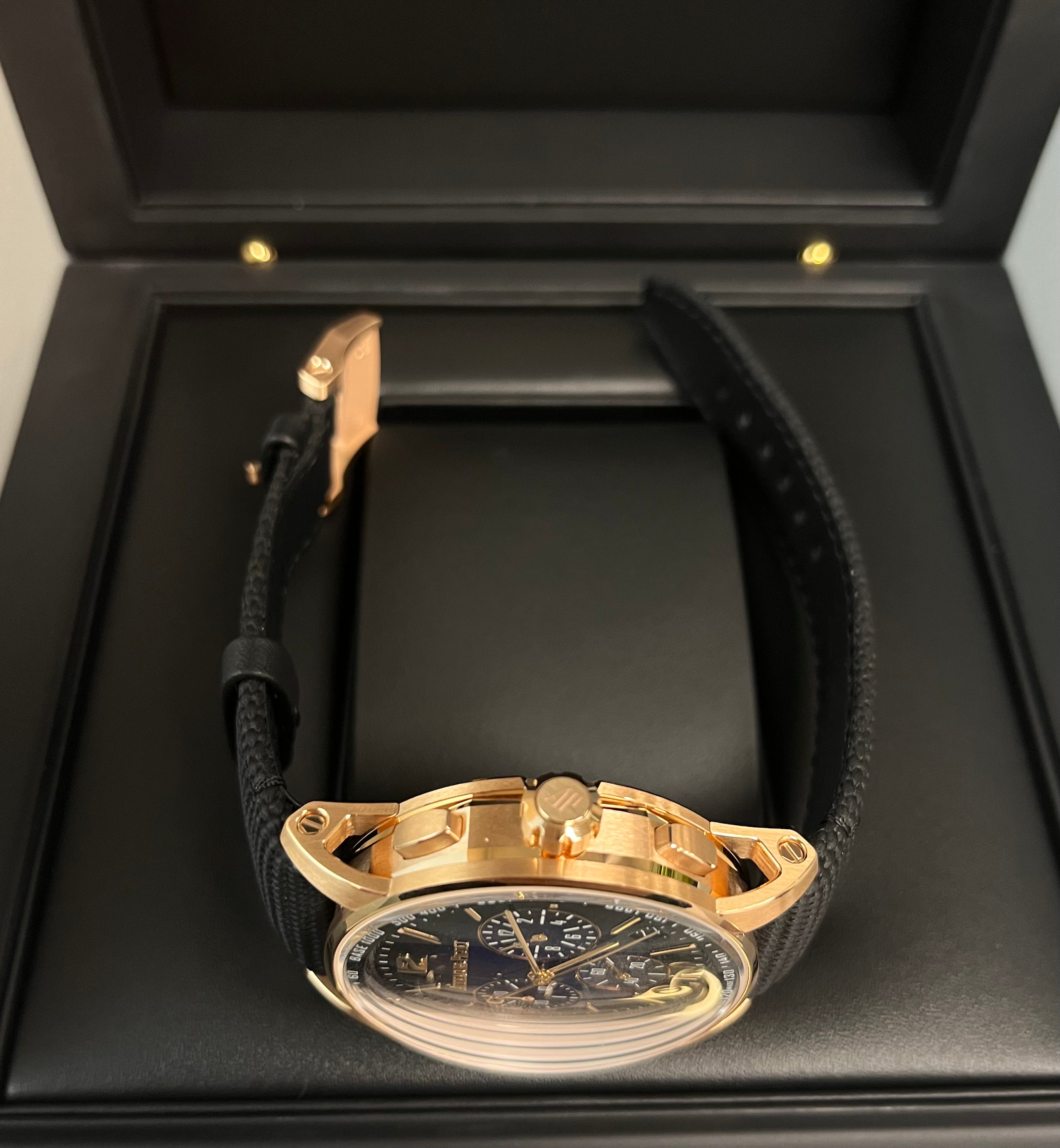 Audemars Piguet Code 11.59 Chronograph Rose Gold Men's Luxury Watch - Ref 26393OR.OO.A002KB - Perfect for Business Meetings, Formal Events & Luxury Collectors
