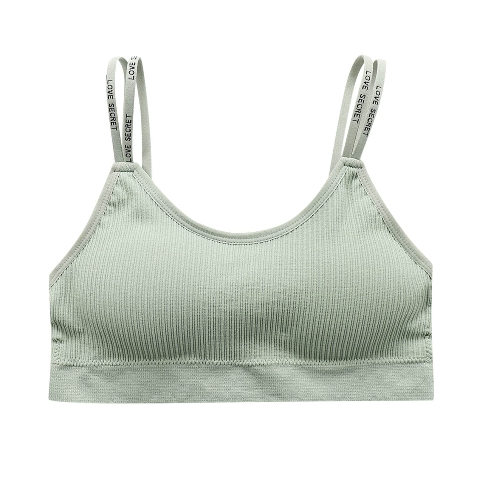 Wire-Free Sports Bra for Women - Seamless Comfort Workout Bra with Beautiful Back Design - Perfect for Yoga, Running & Gym