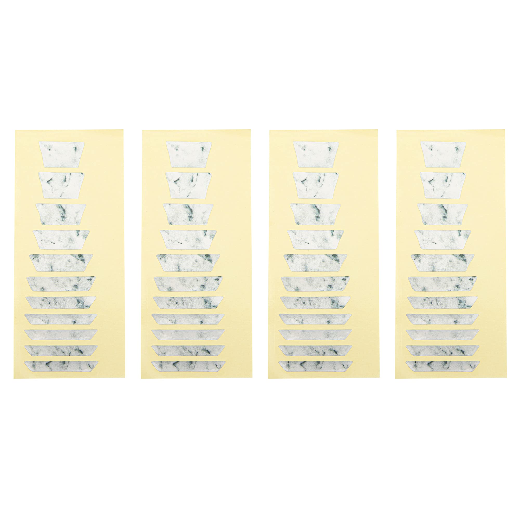 4-Pack Yootones Guitar Fingerboard Stickers - Professional Folk Inlay Decals for 6-String Acoustic & Electric Guitars - Ultra Thin Fretboard Stickers for Beginners & Learners - Perfect for Practice, Performances & Music Lessons