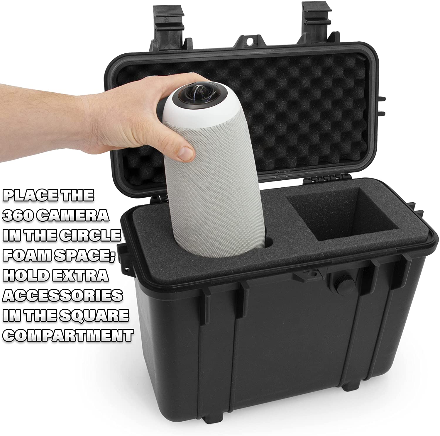Waterproof Case for Meeting Owl Pro 360° Video Conference Camera - Protective Cover Compatible with Owl Camera Accessories - Ideal for Outdoor Meetings, Travel & Secure Storage