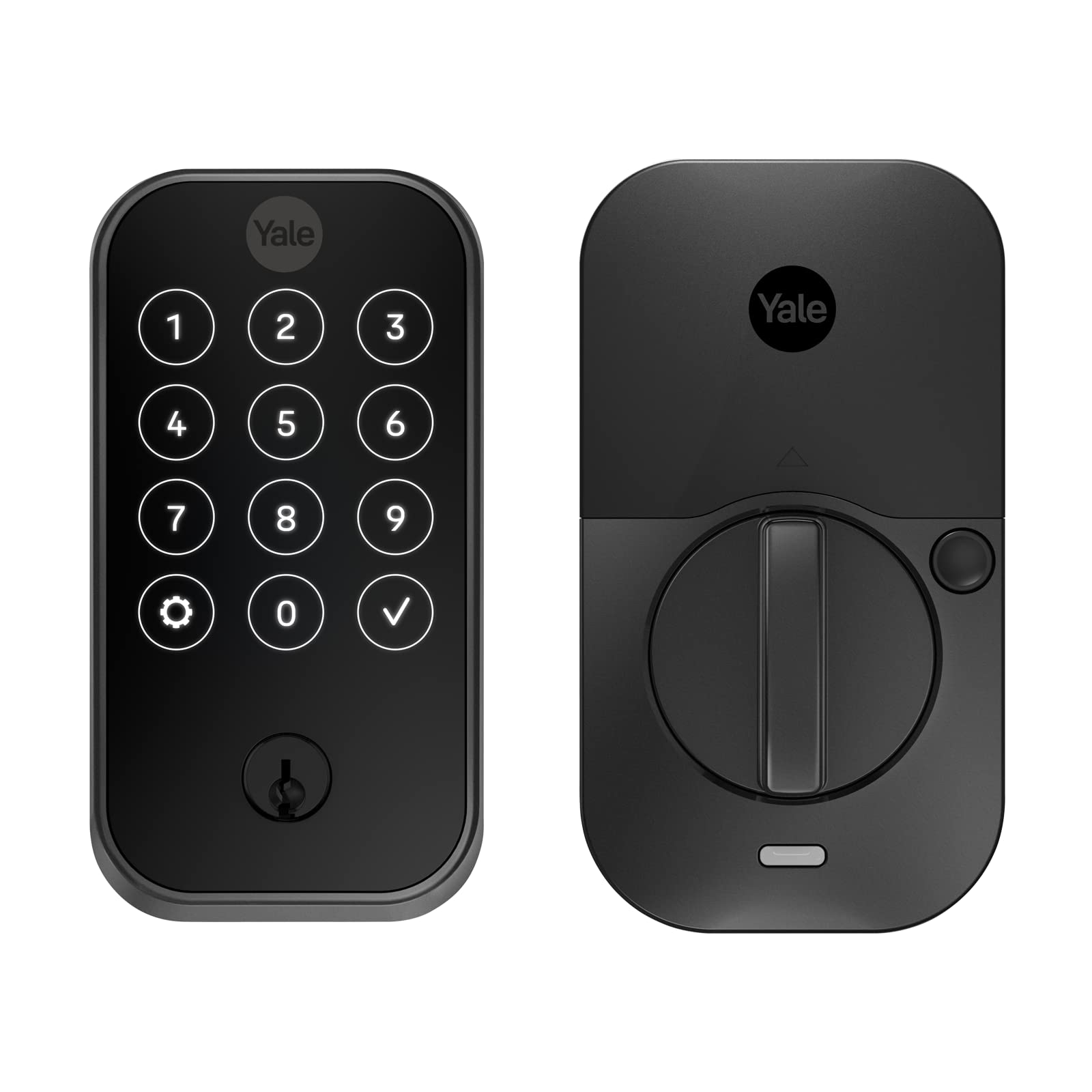 Yale Assure Lock 2 Smart Keyless Entry Door Lock - No Wi-Fi Touchscreen Deadbolt with Customizable Access Codes for Family, Friends & Guests - Secure Black Electronic Door Lock for Homes, Apartments & Offices