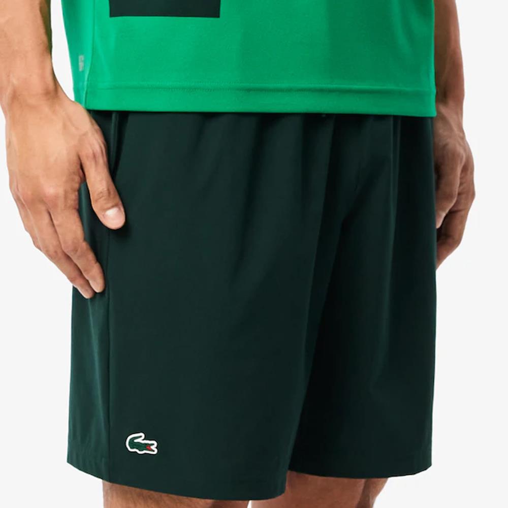 Lacoste Men's Novak Djokovic Tennis X Short - Breathable Athletic Shorts for Tennis & Casual Wear - Forest Green