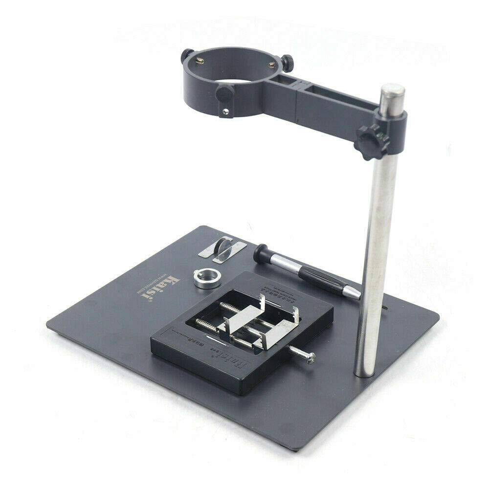 **Professional Heat Gun Holder Stand - Heavy Duty Heat Gun Clamp Bracket with Adjustable Support for Soldering, Shrink Wrapping, DIY & Repair Workstation**    *(Use Case: Perfect for electronics repair, crafting, shrink tubing applications, and professional soldering stations.)*