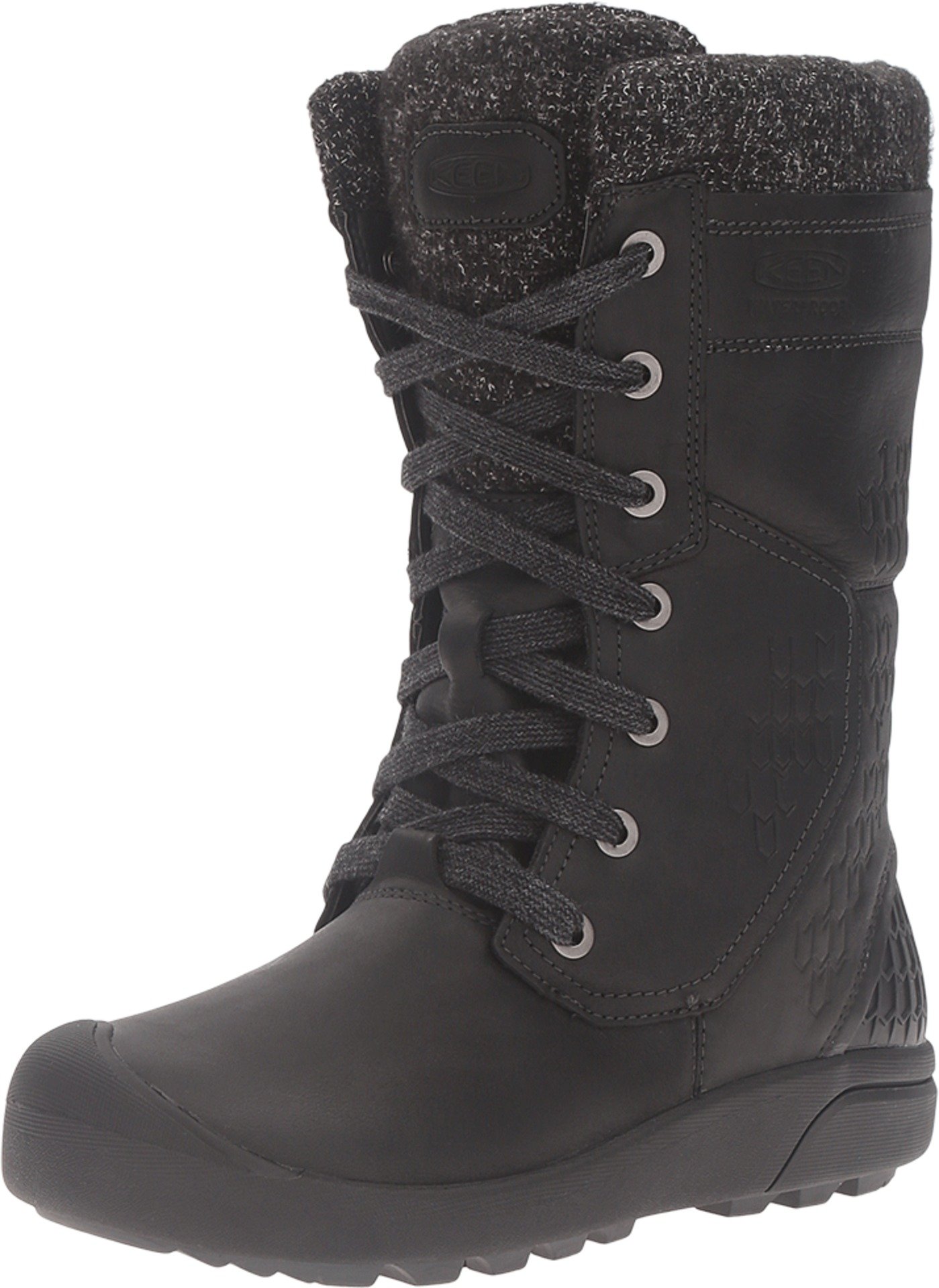 KEEN Women's Fremont Lace Tall Waterproof Hiking Boots - Comfortable & Durable Outdoor Shoes for Hiking, Camping & Winter Adventures