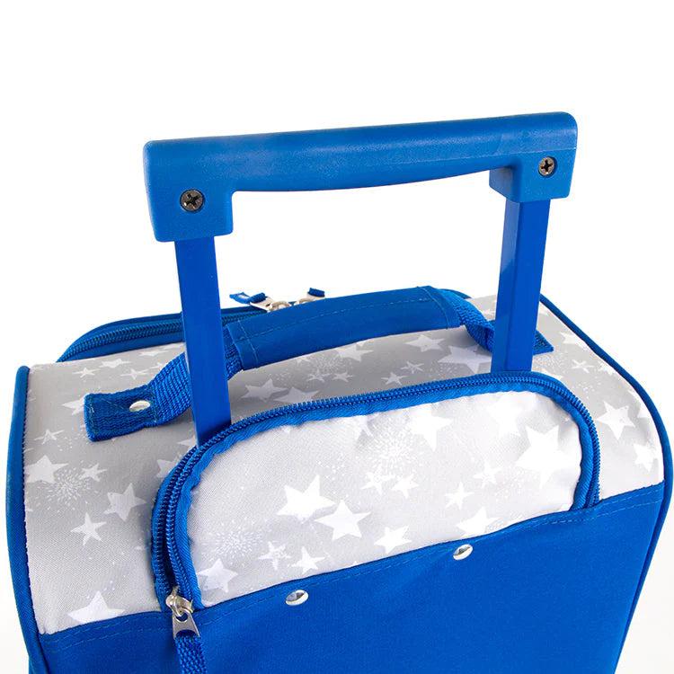 Scattered Stars Softside Luggage Carry On - Lightweight Expandable Suitcase with 360° Spinner Wheels for Air Travel, Business Trips & Weekend Getaways