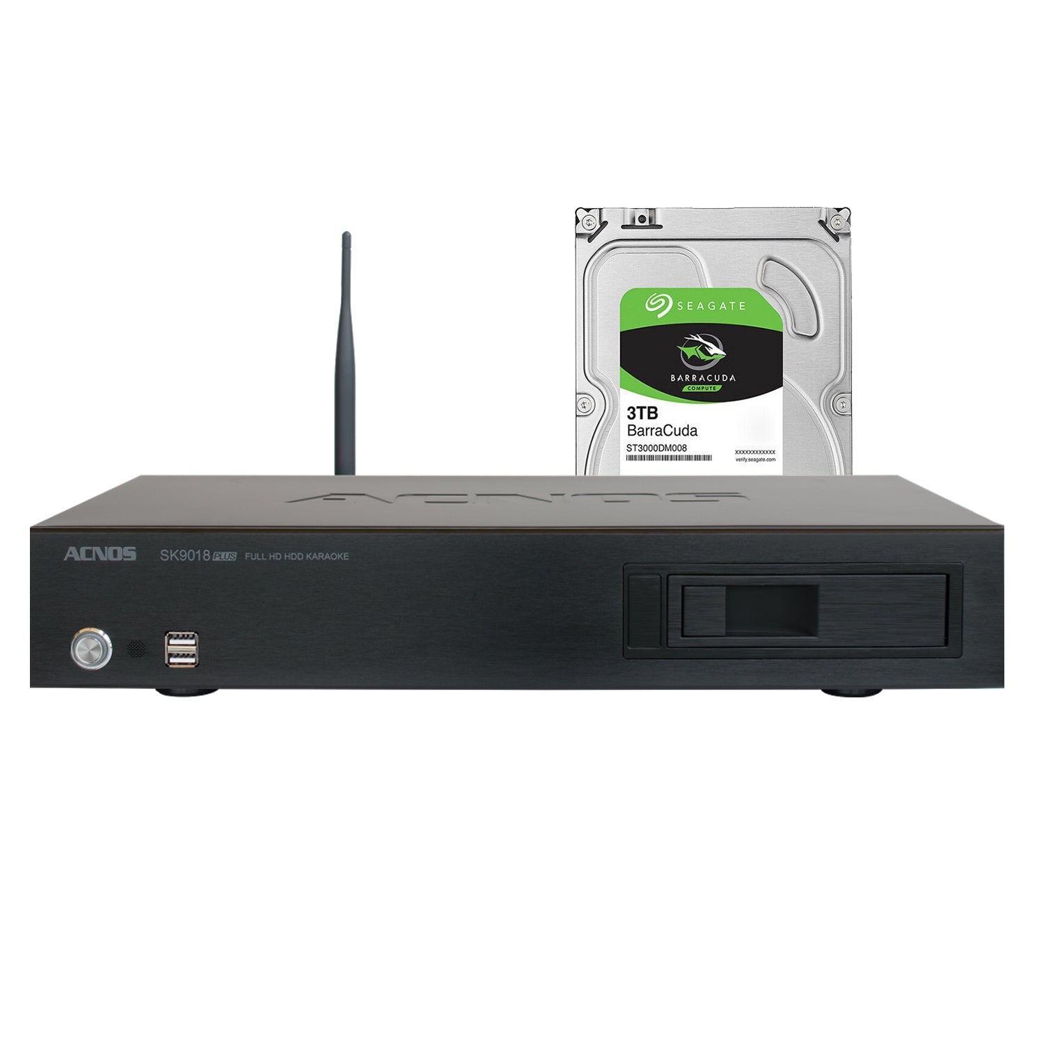 ACNOS SK9018PLUS Vietnamese Karaoke System with 3TB Hard Drive, 60,000 Songs, WiFi & YouTube Support - Perfect for Home Parties, Family Gatherings & Entertainment