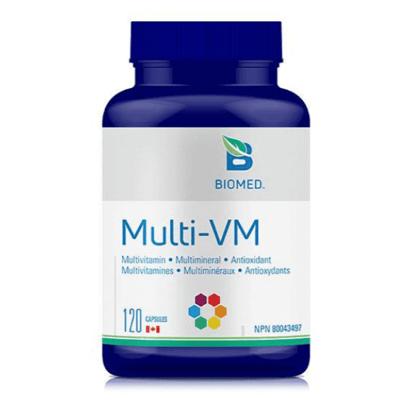 Biomed Multi VM 120 Capsules - Premium Multivitamin Supplement for Men & Women - Supports Energy, Immunity & Overall Health - Perfect for Daily Wellness & Active Lifestyles