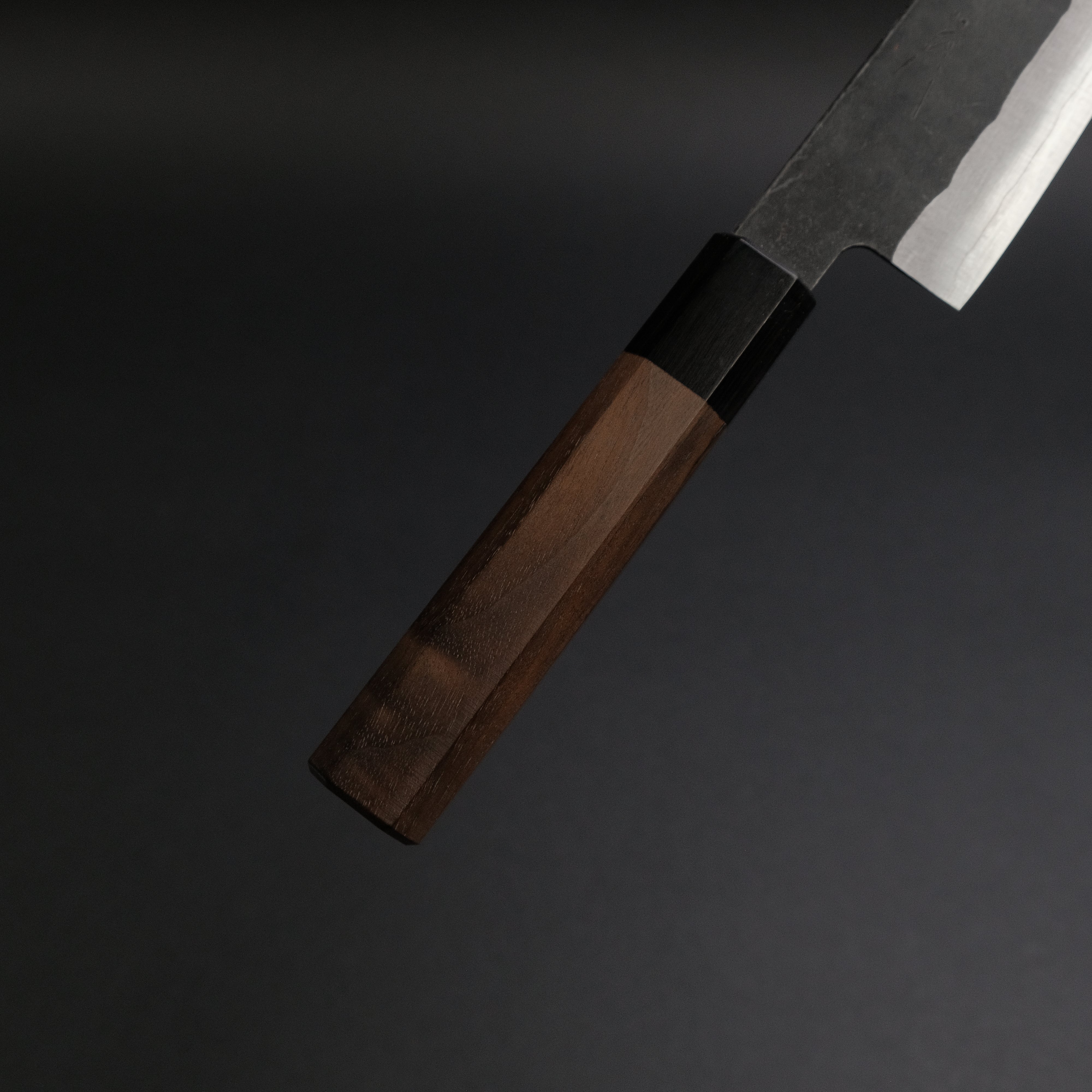 Hitohira Harima Blue Super Stainless Clad Gyuto 210mm Japanese Chef Knife with Walnut Handle - Professional Kitchen Tool for Slicing, Dicing, and Chopping Vegetables, Meat, and Fish