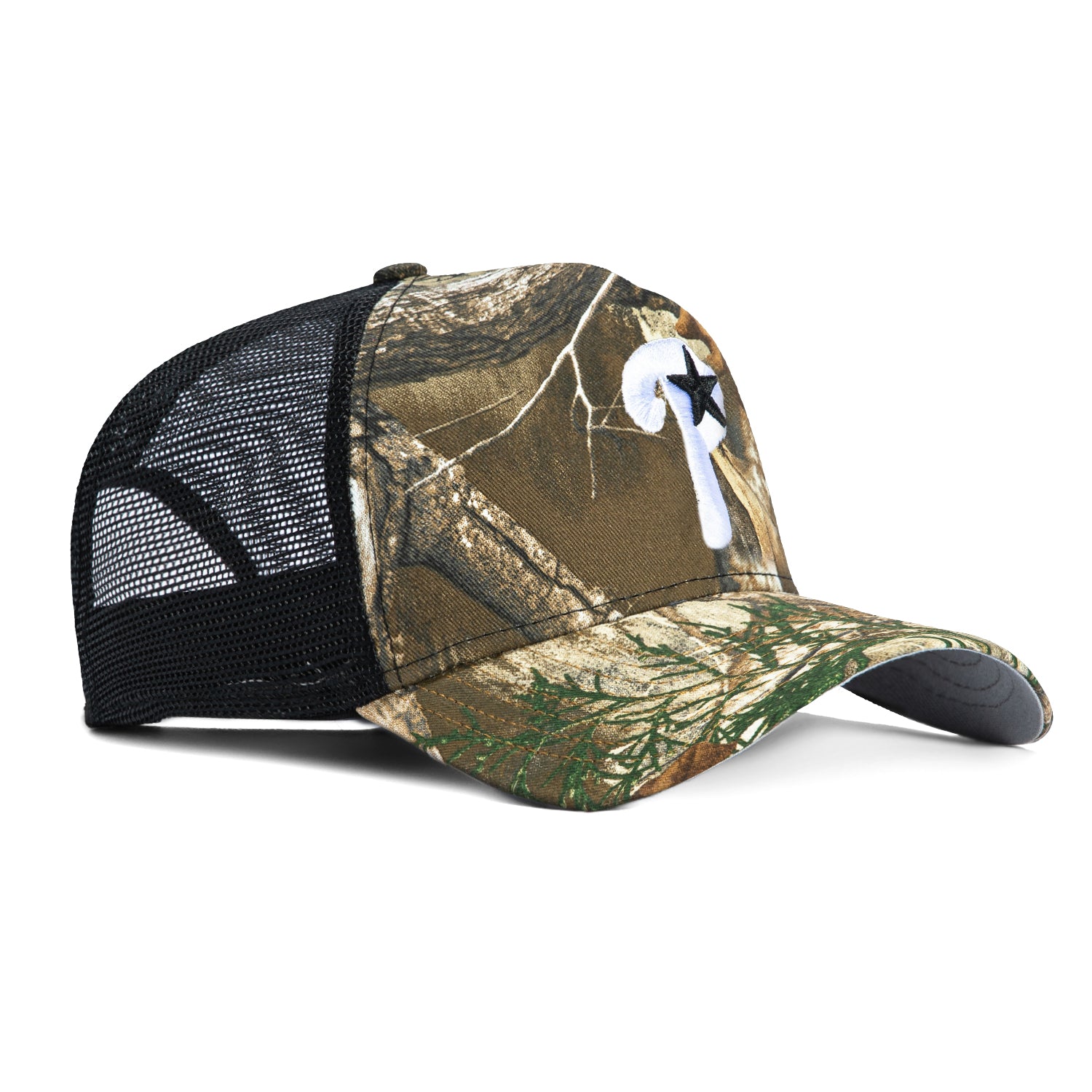 New Era 9Forty A-Frame Philadelphia Phillies Snapback Trucker Cap - Realtree Camo & Black - MLB Baseball Hat for Men, Sports Fans & Outdoor Activities
