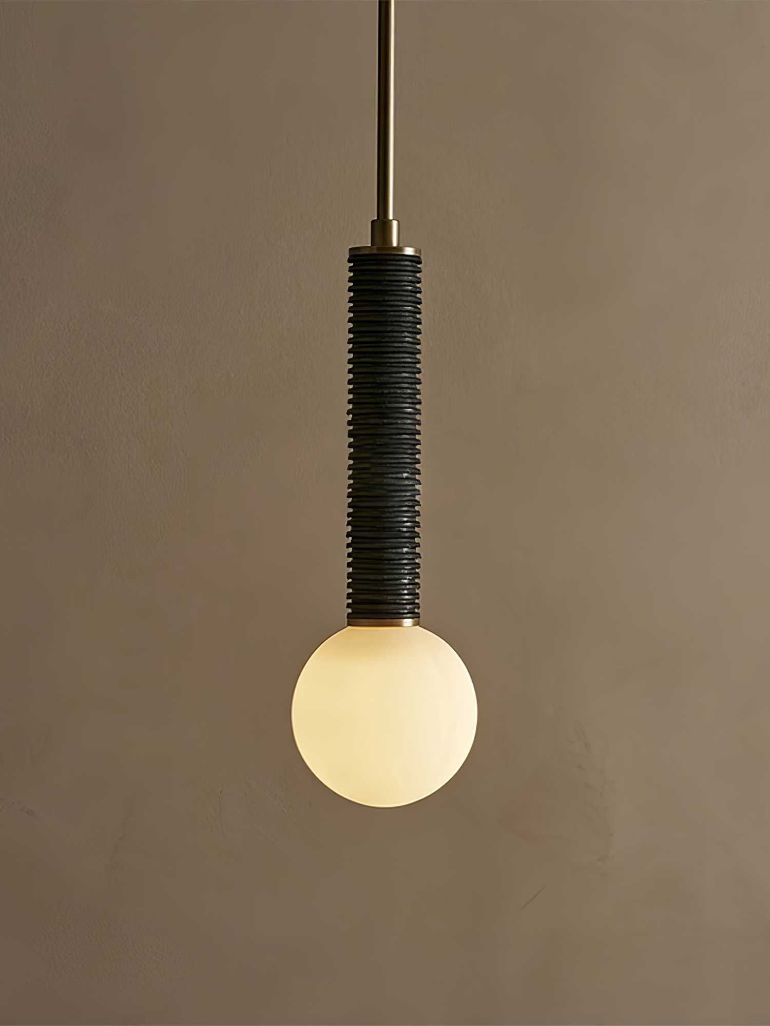 Lestro Modern Pendant Light - Sleek Hanging Ceiling Lamp for Kitchen Island, Dining Room, and Bedroom Lighting