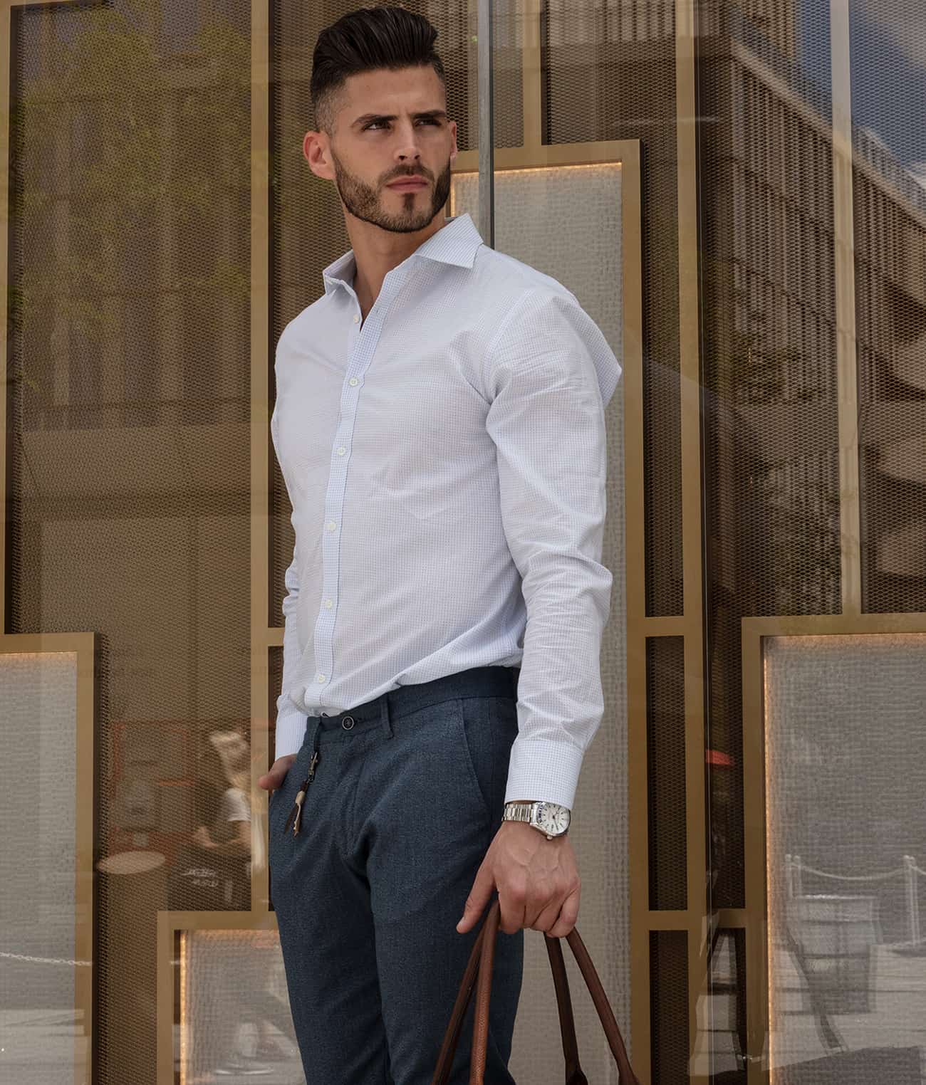 Forte 3953 Classic 42mm Quartz Watch - Stylish & Durable Timepiece for Men, Perfect for Business, Casual & Formal Occasions