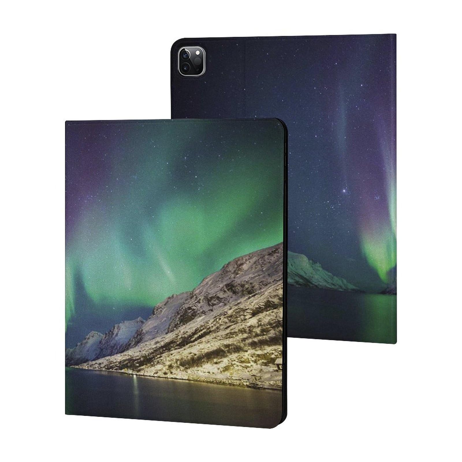 Aurora Case for iPad Pro 2022/Air 5/10th Gen/Air 3 - Slim Protective Cover with Pole Light | Perfect for Night Reading, Travel & Home Use