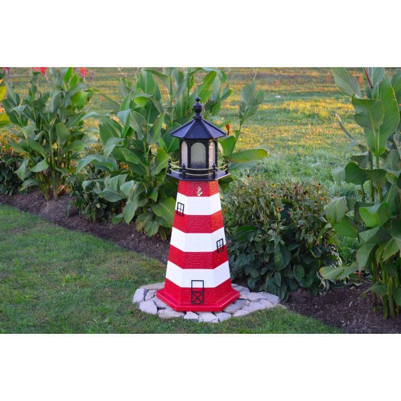 Assateague Virginia Replica Lighthouse - Miniature Collectible Coastal Decor for Home, Office, or Beach House Display