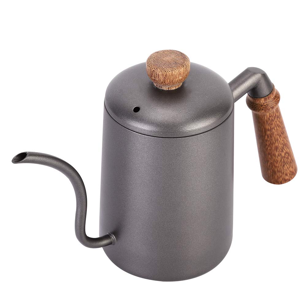 Vintage Narrow Mouth Tea Kettle - Retro Style Water Pot for Tea Brewing & Coffee Making - Perfect for Home, Office & Outdoor Use