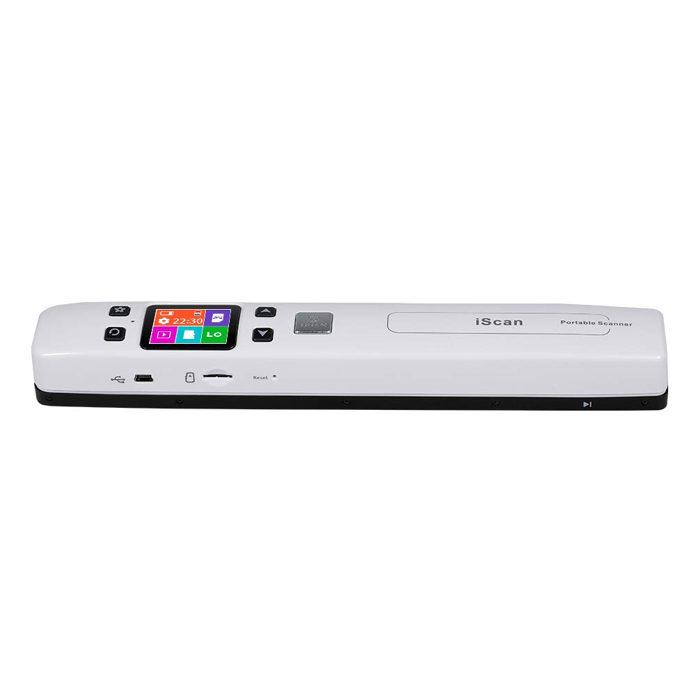 HUIOP 1050DPI Portable Document Scanner with TF Card Slot (Supports 32GB) - High Resolution Color Scanning for Photos, JPEG, PDF, Receipts, Books & A4 Documents | Perfect for Office, Home & Travel Use