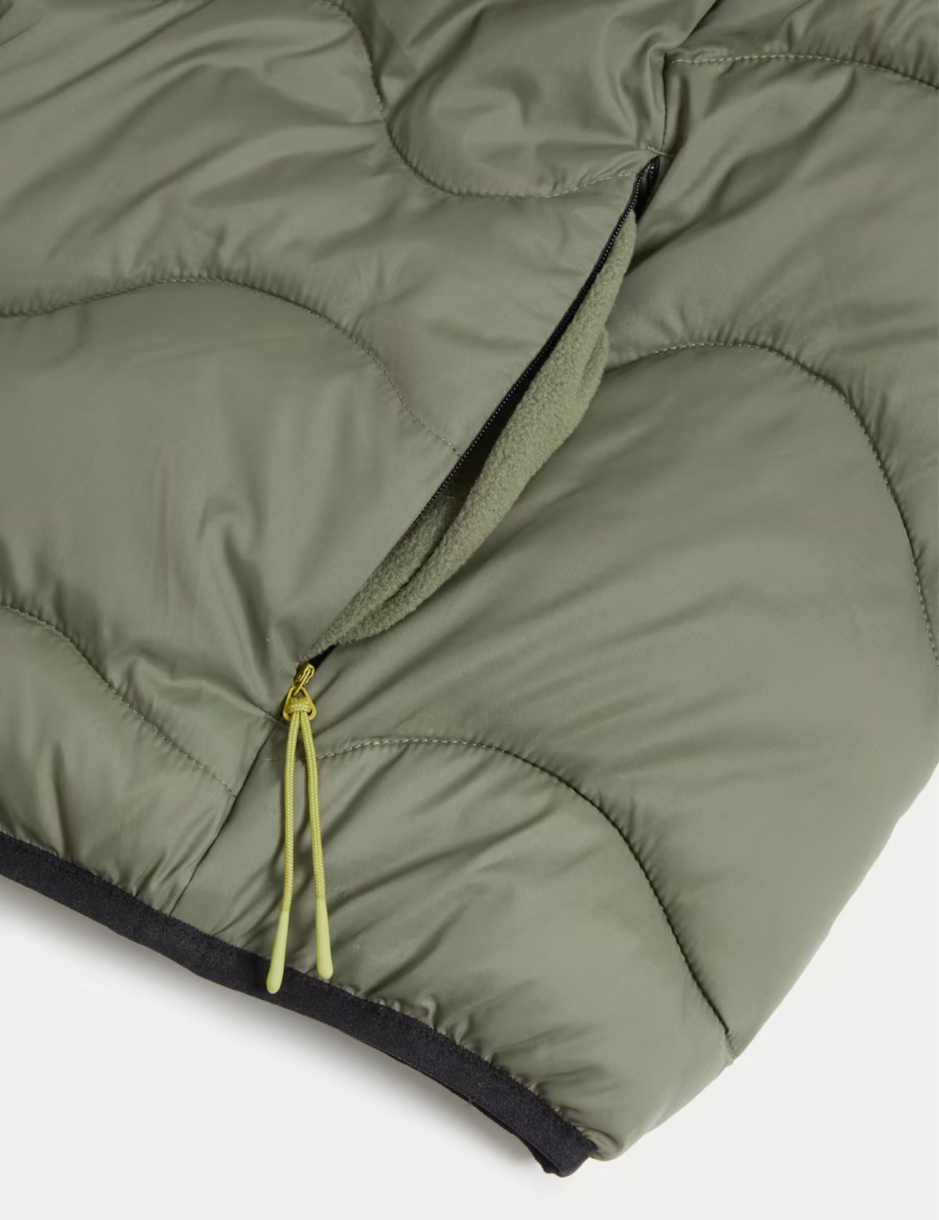 Stormwear Quilted Hooded Puffer Jacket for Men & Women - Warm Winter Coat, Water-Resistant, Lightweight - Dark Khaki | Perfect for Skiing, Hiking & Outdoor Activities