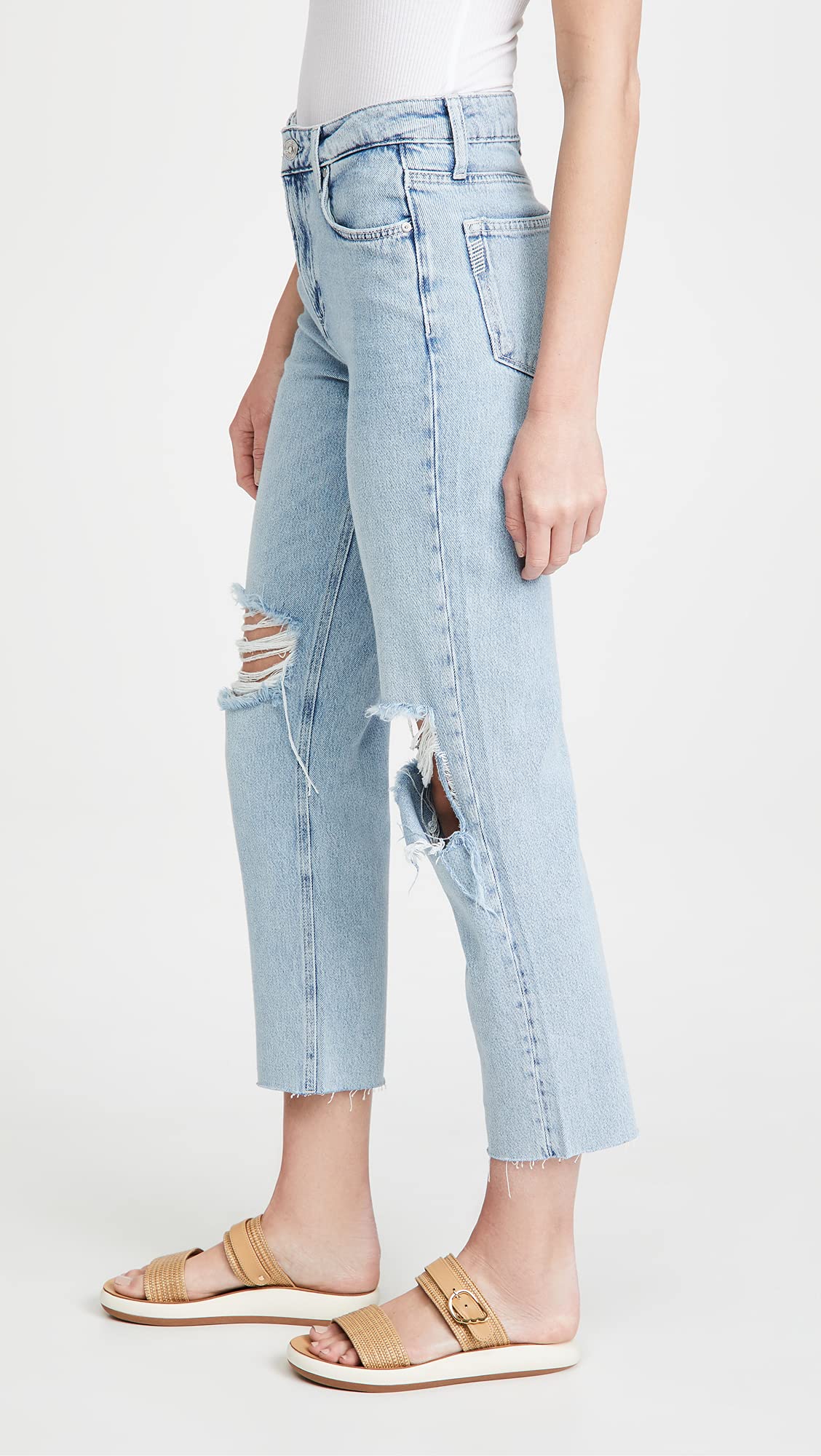 PAIGE Women's Noella Straight Leg Jeans - High Waist Denim Pants for Casual Wear & Everyday Outfits