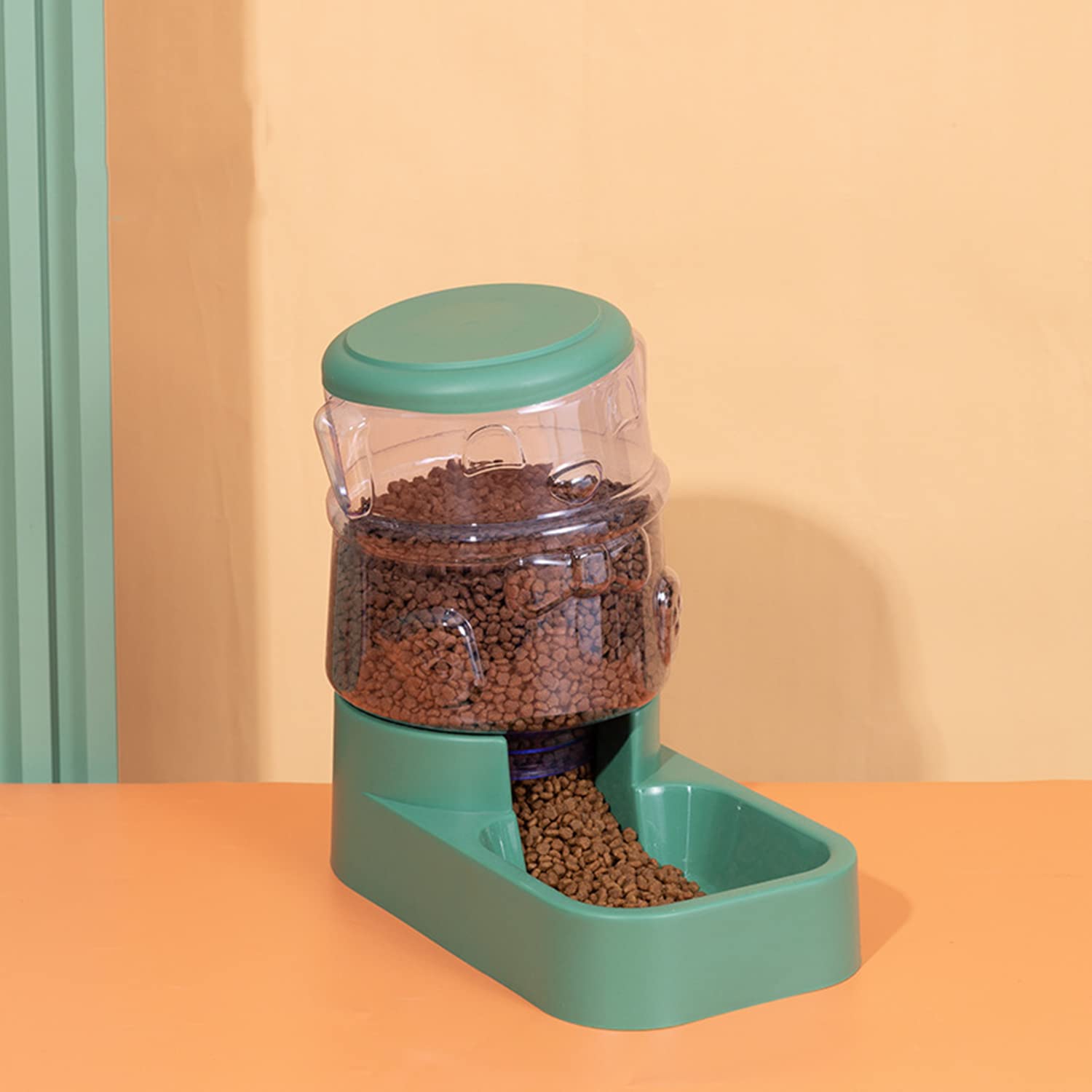 Automatic Pet Feeder & Water Dispenser - Smart Self-Feeding Dog Bowl & Cat Water Dispenser for Puppy, Kitten, Rabbit - Perfect for Travel, Workdays & Busy Pet Owners