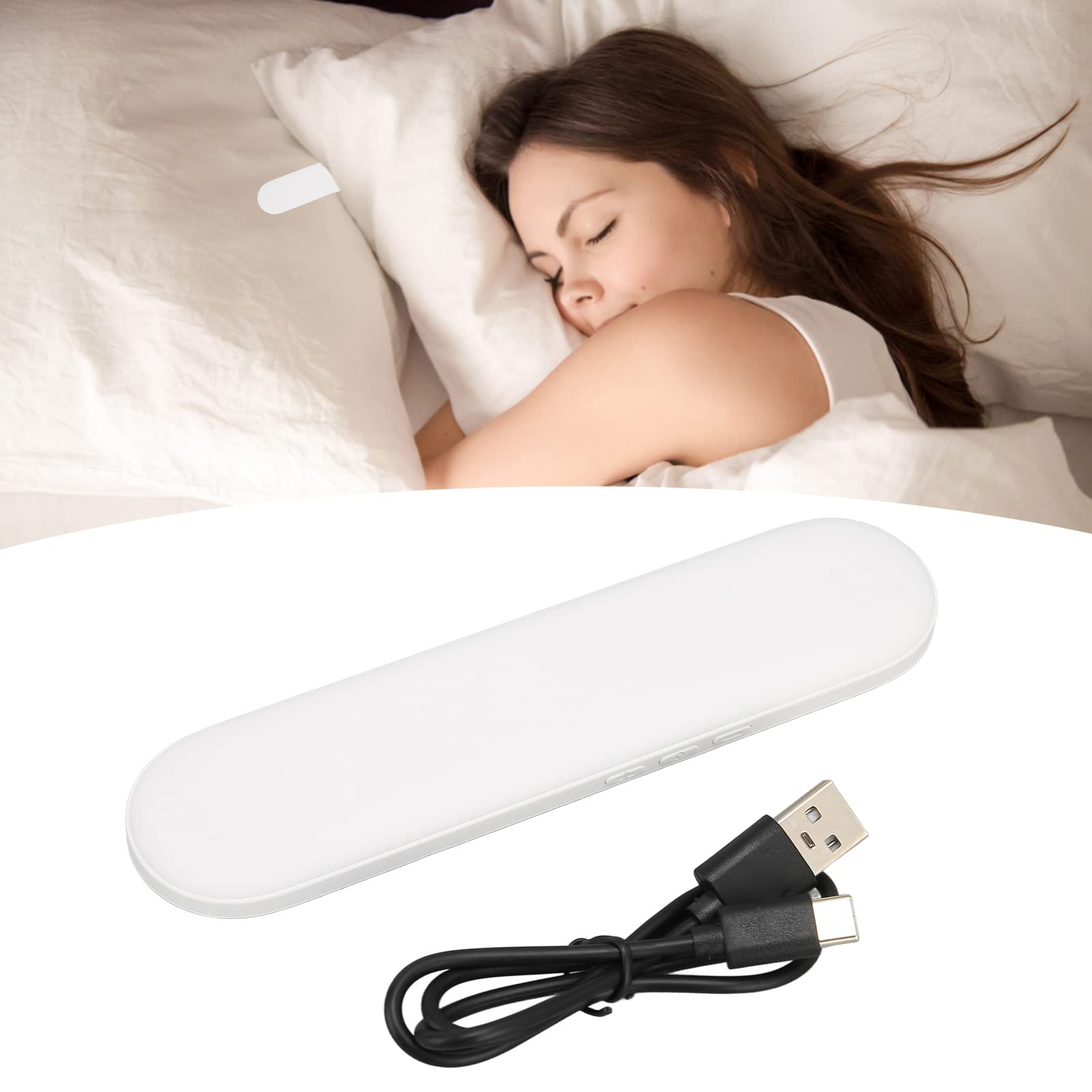 Wireless Pillow Speaker with Stereo Bass & Sleep Timer, 20 Hours Playtime for Insomnia Relief & Deep Sleep - White | Perfect for Bedtime Relaxation, Meditation & Nighttime Comfort