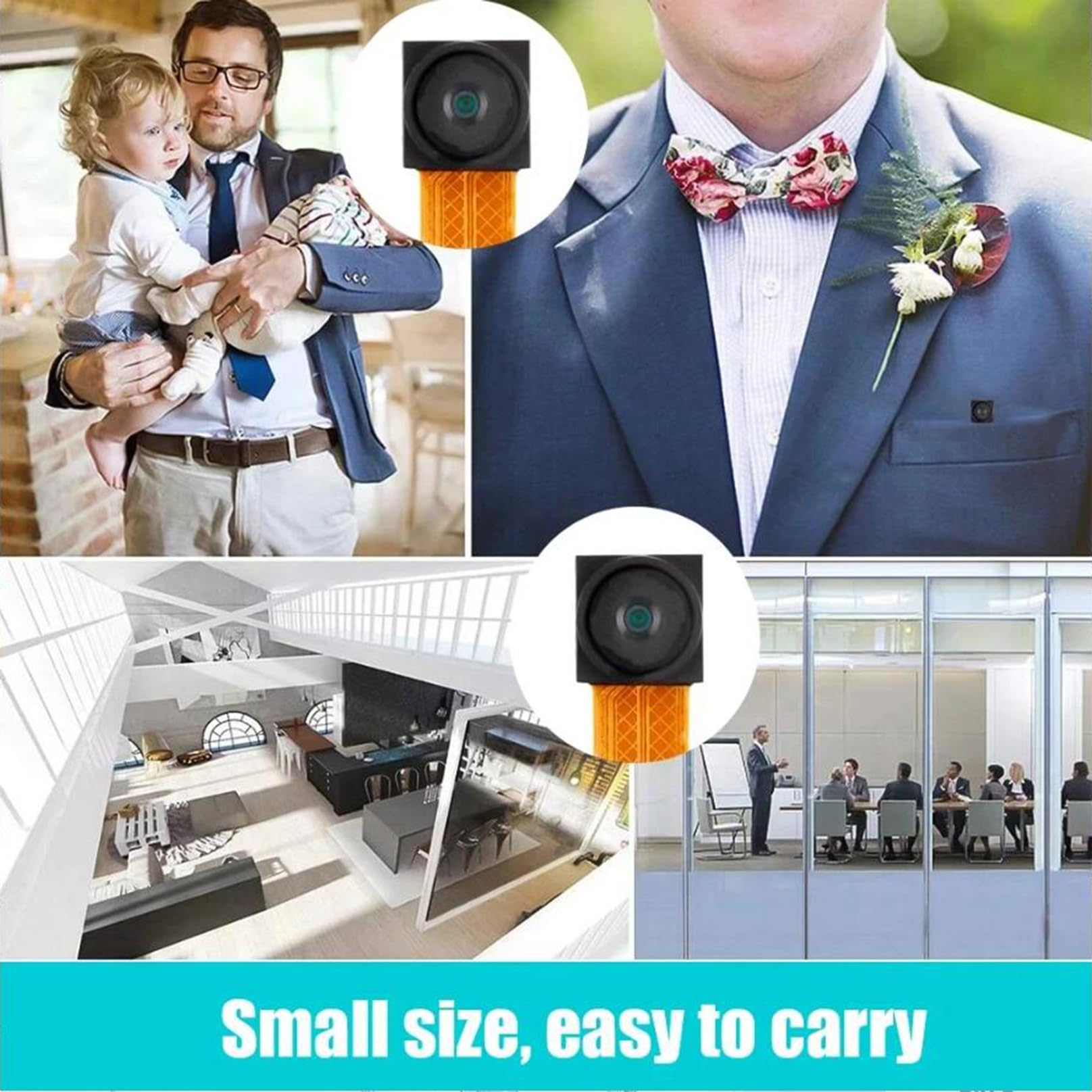 BTURYT HD Mini DIY Camera Module - 3-in-1 Portable Sports Camera for Photo, Video & Audio Recording | Perfect for Action Shots, Vlogging & Outdoor Adventures