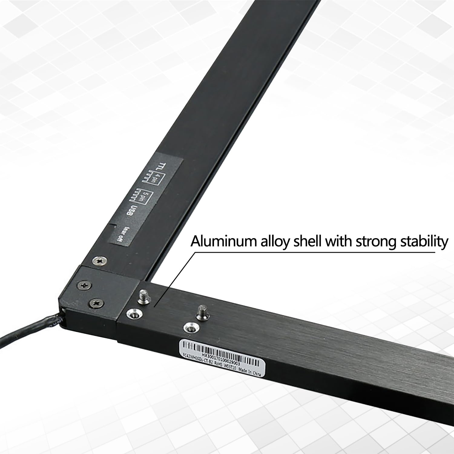 55 Inch 10-Point IR Touch Frame - USB Infrared Touch Screen Panel Without Glass for Interactive Whiteboards, Digital Kiosks & Displays | Perfect for Classrooms, Retail Signage & Conference Rooms