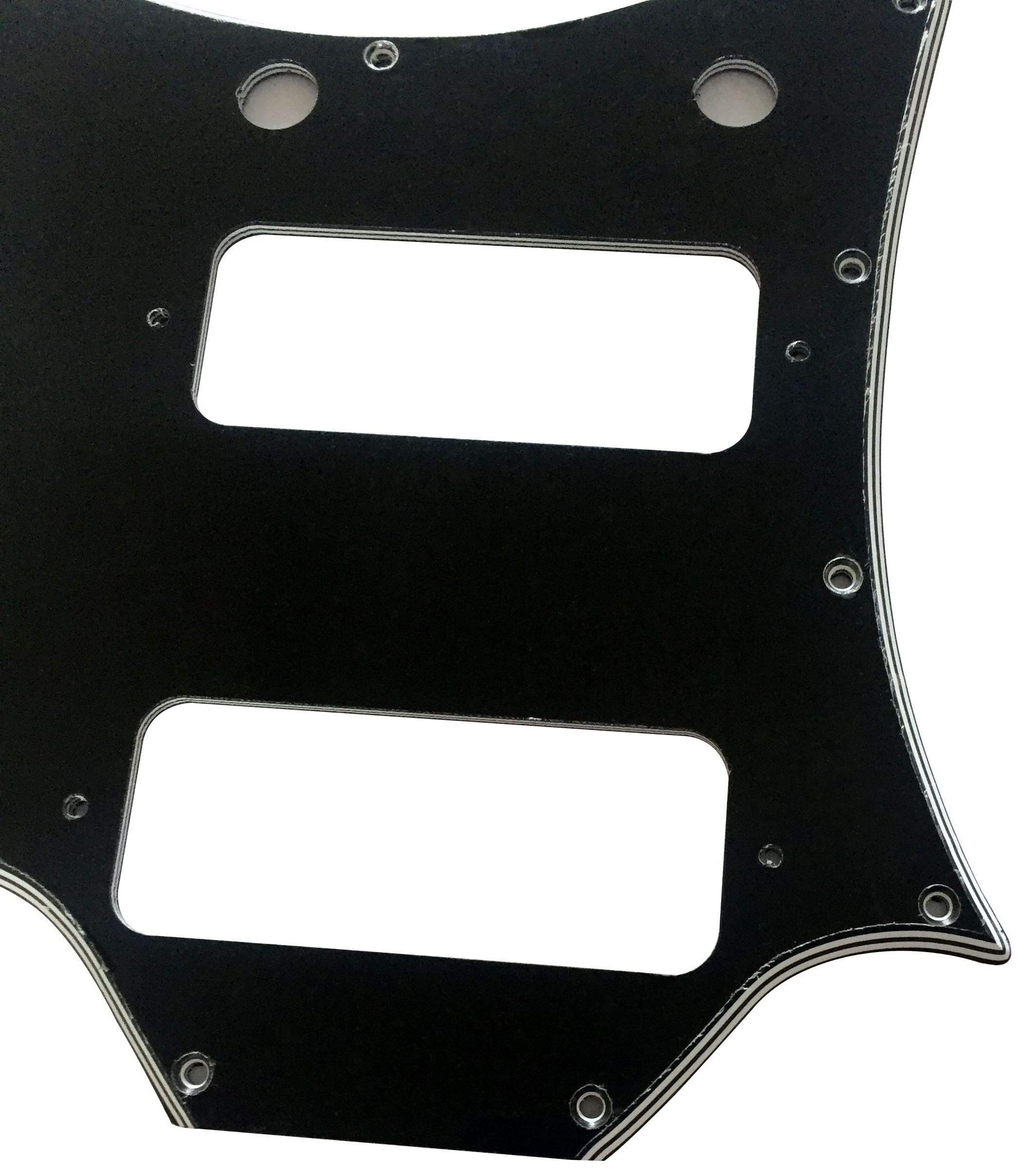 Gibson SG P90 Electric Guitar Pickguard - 5 Ply Black Full Face Style | Replacement & Upgrade for Enhanced Tone & Protection | Perfect for Rock, Blues & Live Performances