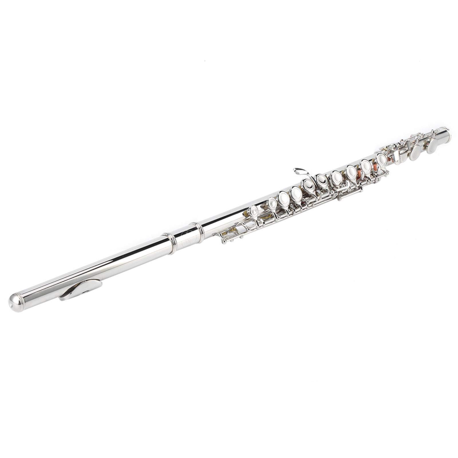 Premium Sterling Silver Flute for Beginners - Smooth Playability & Excellent Air Tightness - Perfect for School Bands, Music Classes & Solo Practice