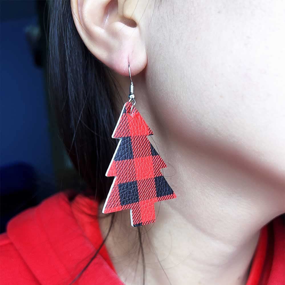Sparkling Crystal Christmas Tree & Snowflake Earrings for Women - Elegant Holiday Jewelry for Xmas, Birthday Parties & Festive Celebrations