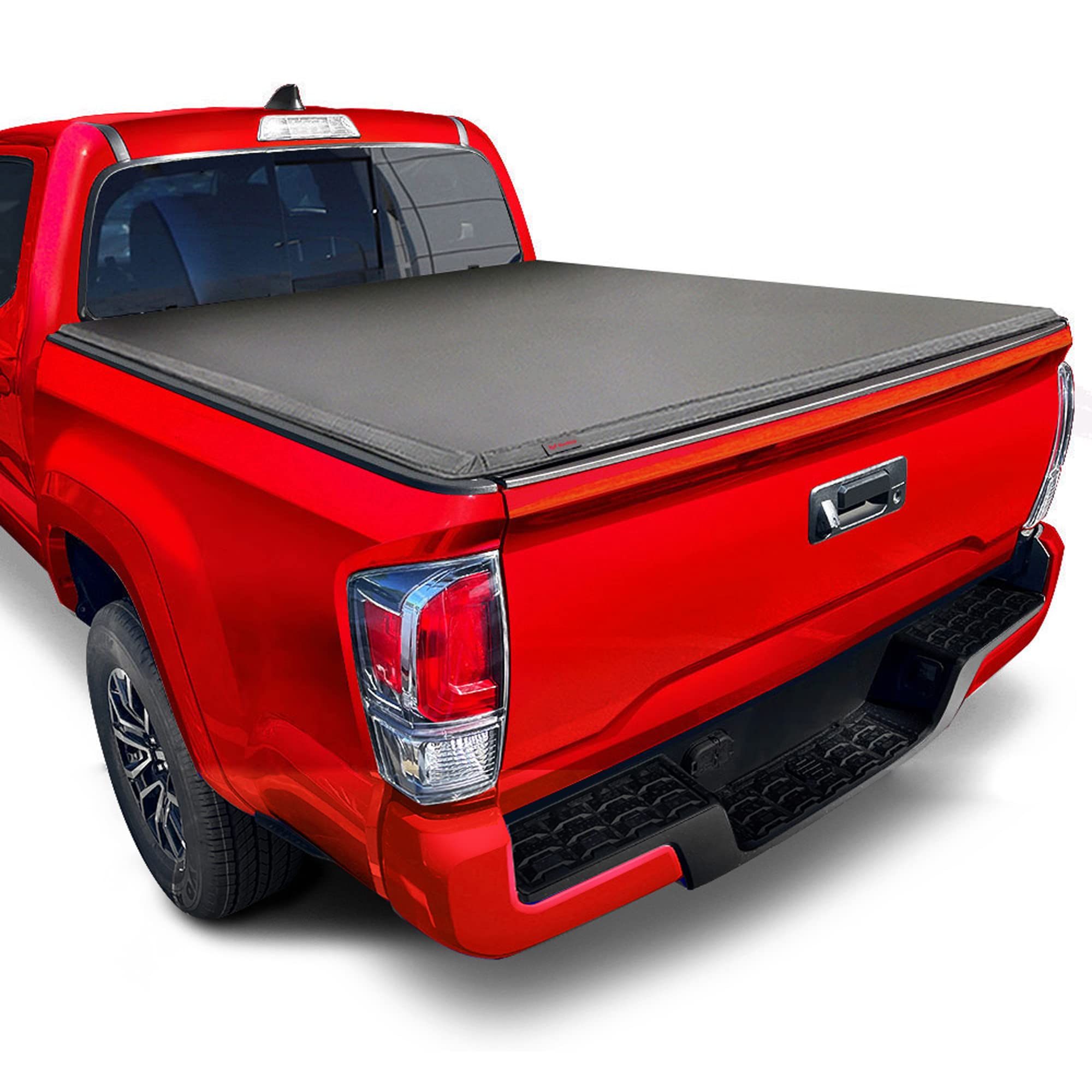 MaxMate Soft Roll-up Truck Bed Tonneau Cover for 2005-2015 Toyota Tacoma 5' Bed | Waterproof & UV-Resistant | Easy Installation | Perfect for Camping, Hauling & Outdoor Adventures (Model TCT169036A)
