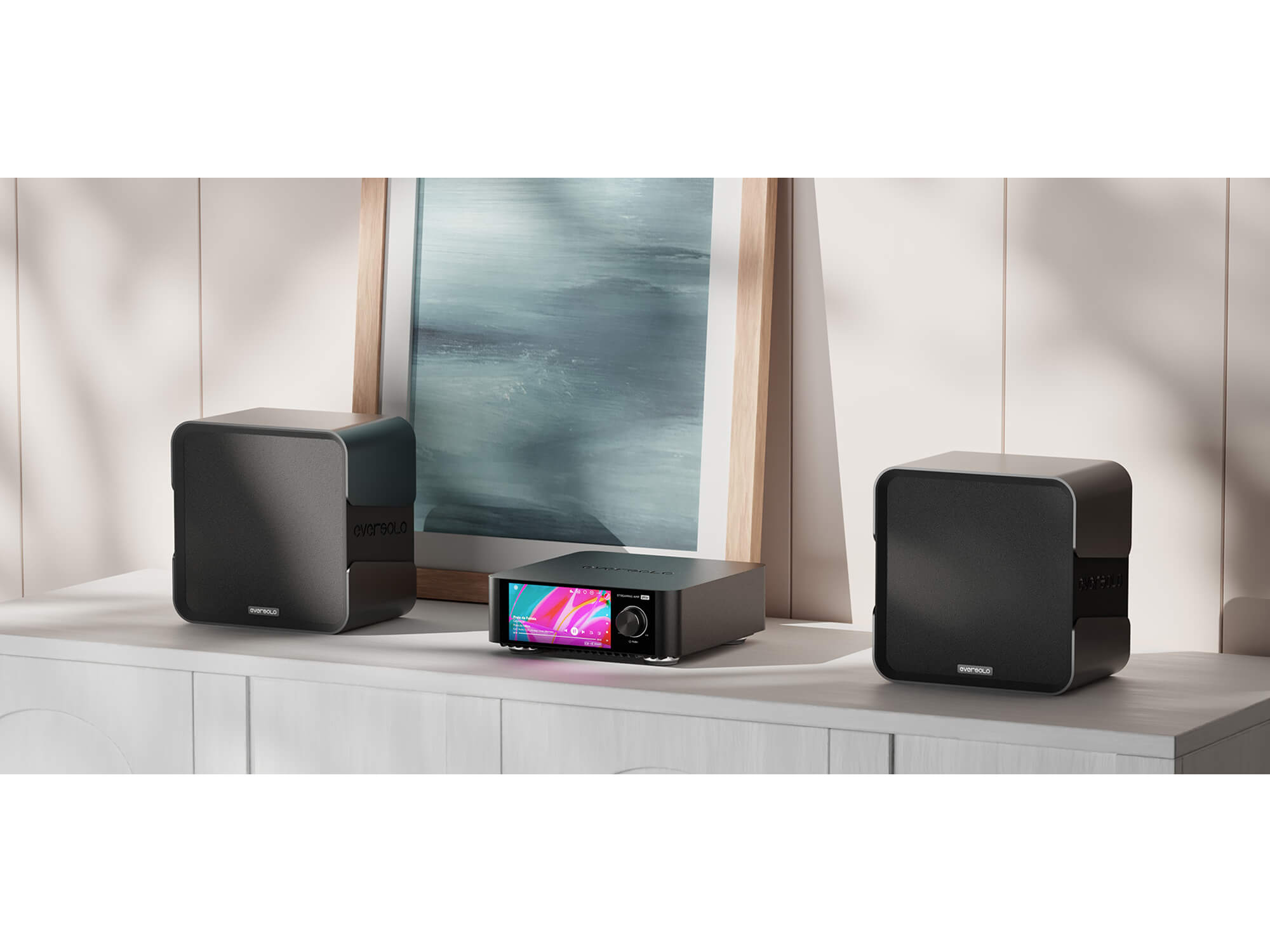 Eversolo Play Stereo Integrated Amplifier - High-Fidelity Audio for Home Theater & Music Listening