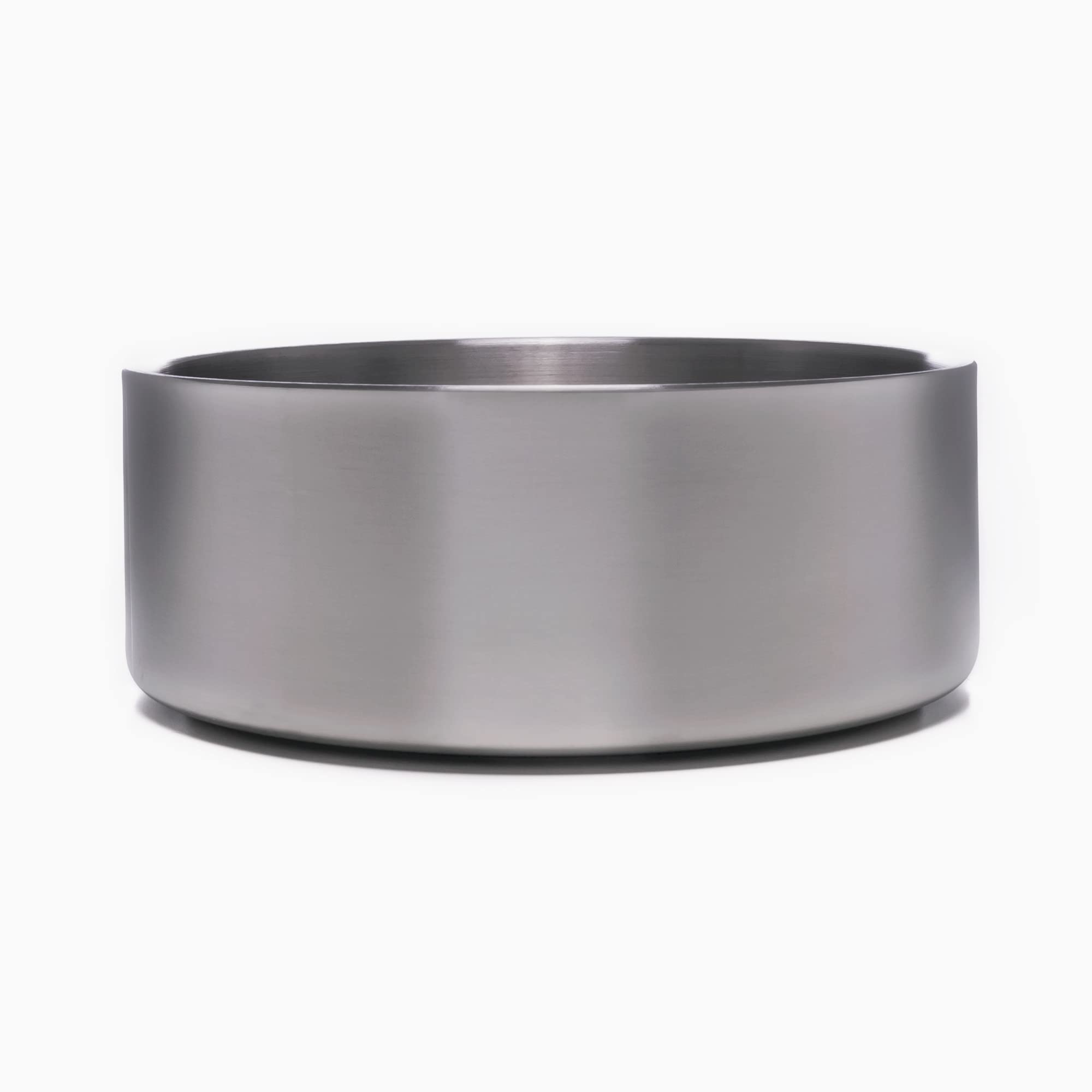 4Knines Stainless Steel Non-Slip Dog Bowl - Durable Pet Food & Water Dish for Large & Small Dogs (Black) - Perfect for Indoor & Outdoor Feeding, Travel, and Training