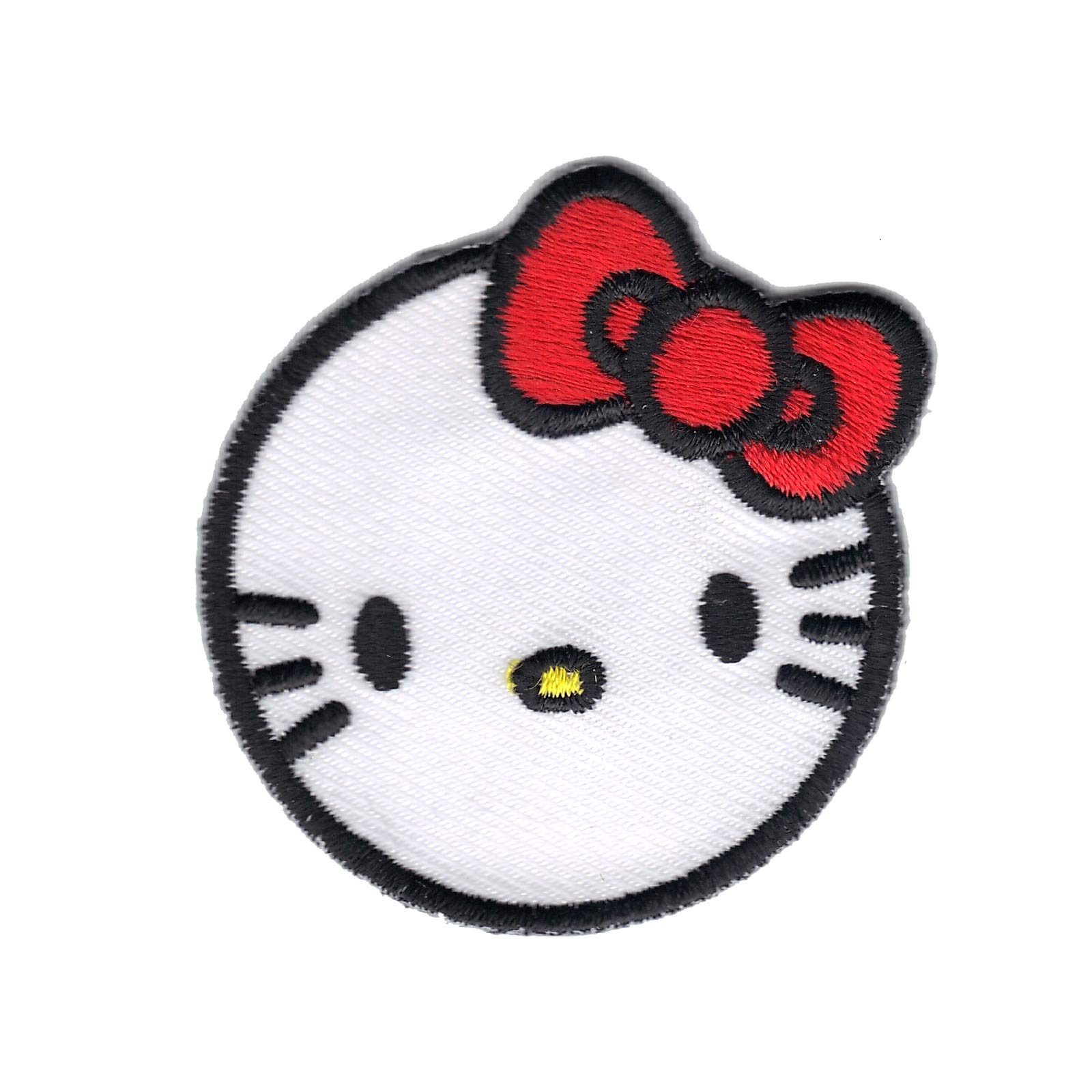 Hello Kitty Iron On Embroidered Patch for Kids - Cartoon Applique for Clothing, Bags & DIY Crafts - Perfect for Backpacks, Jeans & School Uniforms