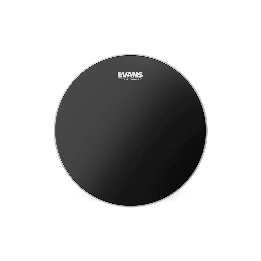 Evans 14 Inch Hydraulic Black Drumhead - Premium Drum Skin for Snare and Tom Drums - Perfect for Live Performances and Studio Recording