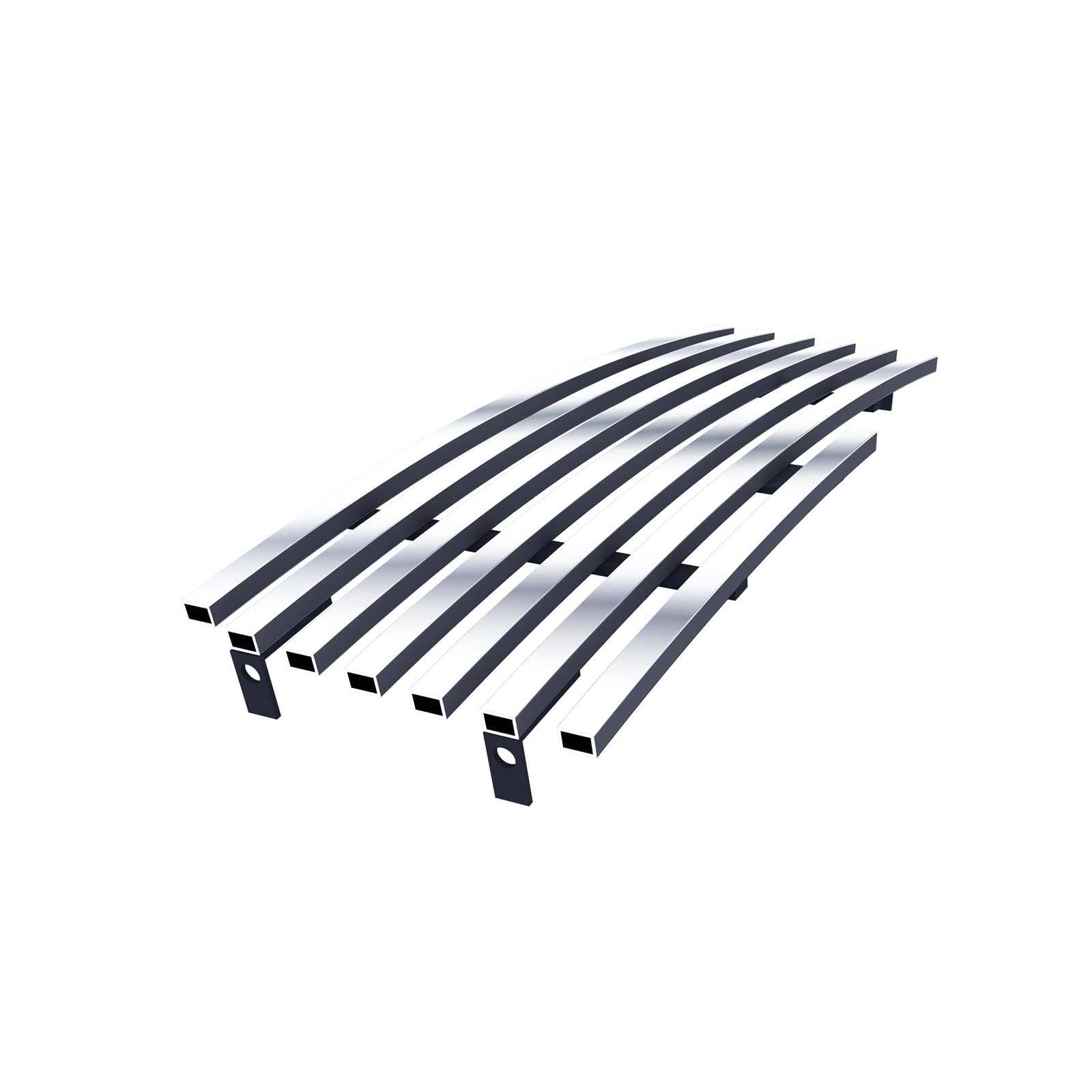 Chevy Kodiak & GMC Topkick 2003-2009 Stainless Steel Front Grille Insert - Chrome Billet Design, APS C86630A Replacement Part - Perfect for Truck Upgrades & Customization