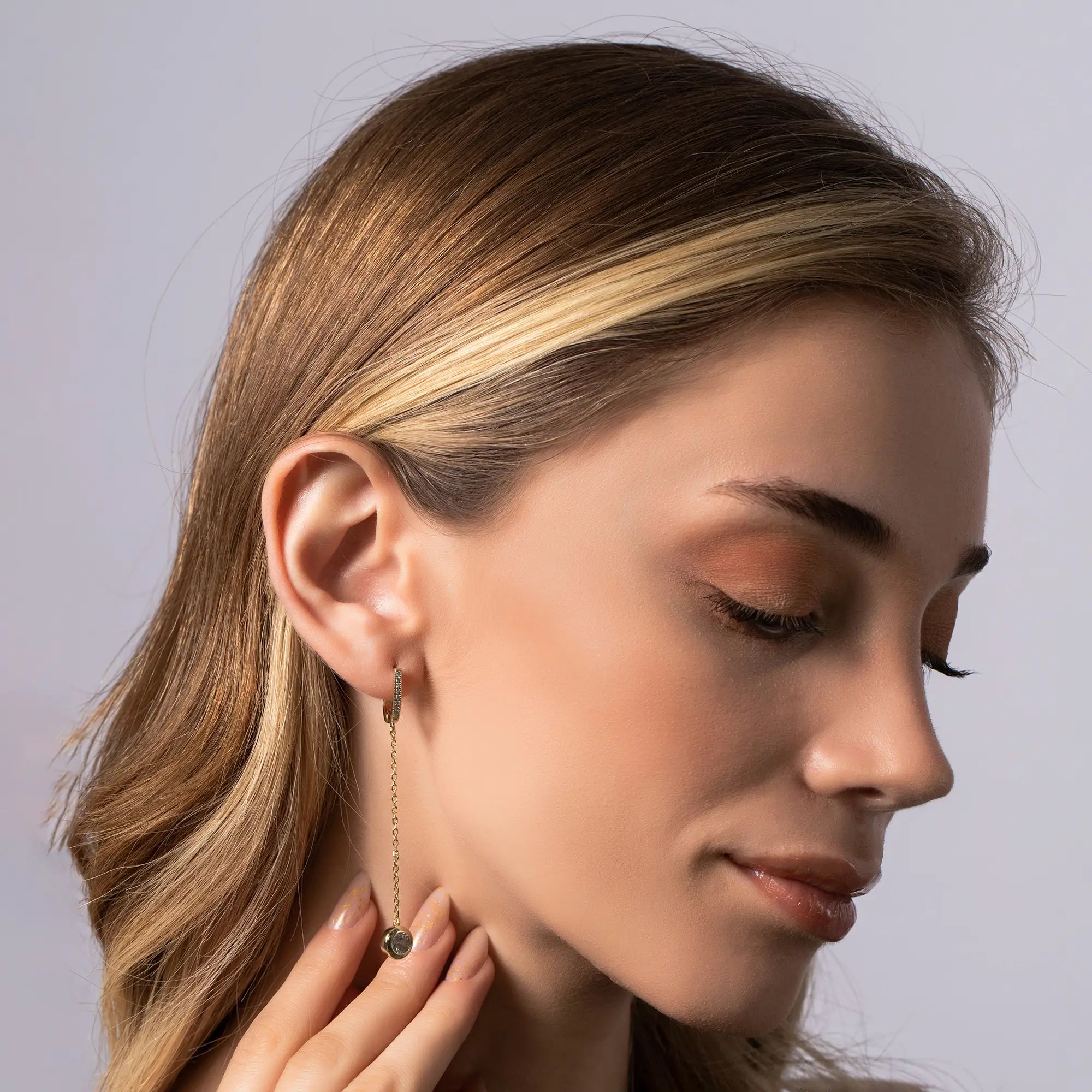 Riviére Chain Earrings for Women - Elegant Gold/Silver Dangle Drop Earrings - Perfect for Parties, Weddings & Date Nights