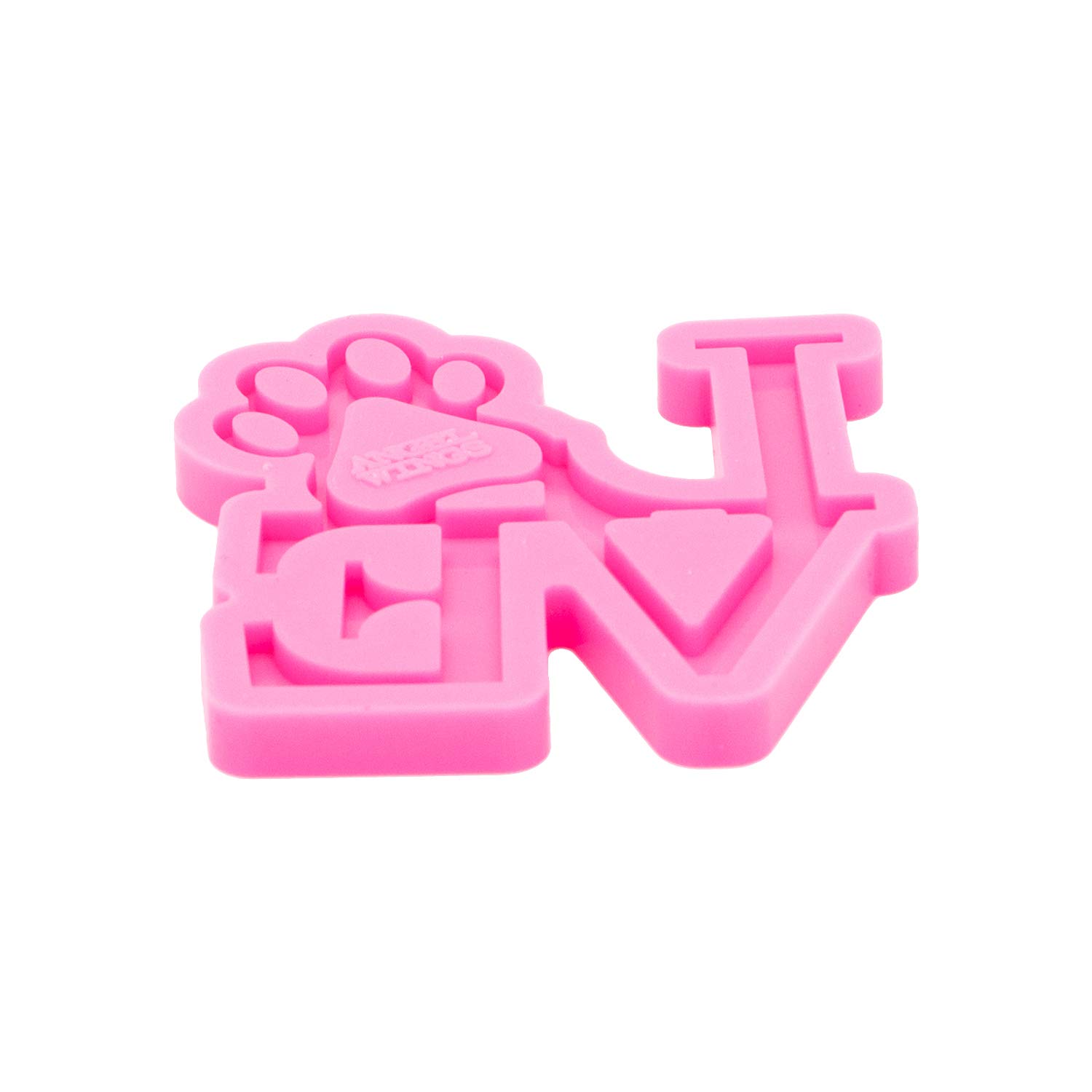 Super Shiny Dog Paw Letter Alphabet Silicone Mold - Resin Casting Keychain & Jewelry Making Mold, Polymer Clay Mold for DIY Crafts - Perfect for Home Decoration & Gift Making (Pet Lover Gift Idea)