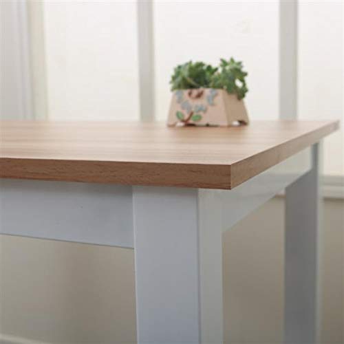 110cm Modern Writing Desk - Simple Study Table & Industrial Office Desk for PC Laptop | Wood Workstation for Home Office | Perfect for Small Spaces, Dorm Rooms & Remote Work