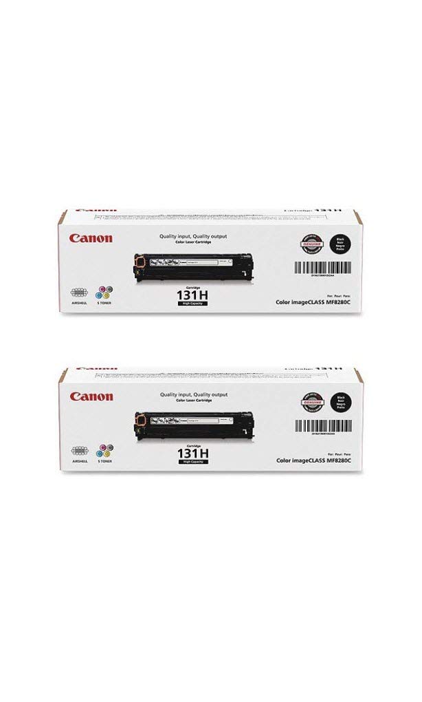 6273B001AA CRG131H OEM HY Toner Cartridge 2 Pack - High Yield 2400 Pages per Cartridge, Compatible with [Printer Models] - Perfect for Office & Home Printing, Bulk Printing Solutions
