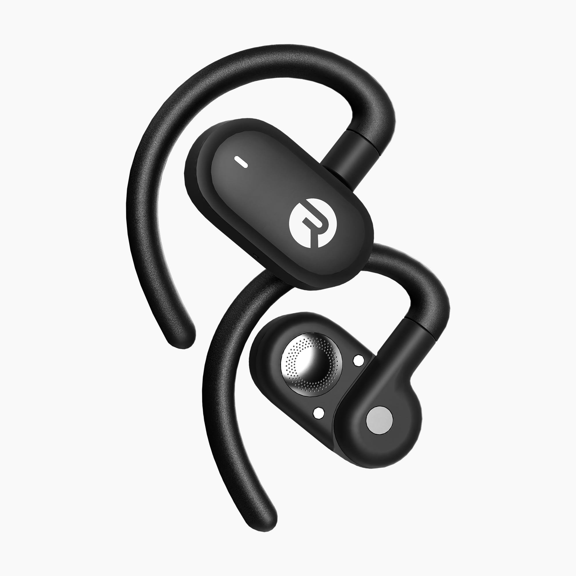 Raycon Open Earbuds - True Wireless Open Ear Bluetooth Headphones with Secure Hook Design, IPX5 Water Resistant, 40H Battery Life for Running, Cycling & Outdoor Sports (Black)
