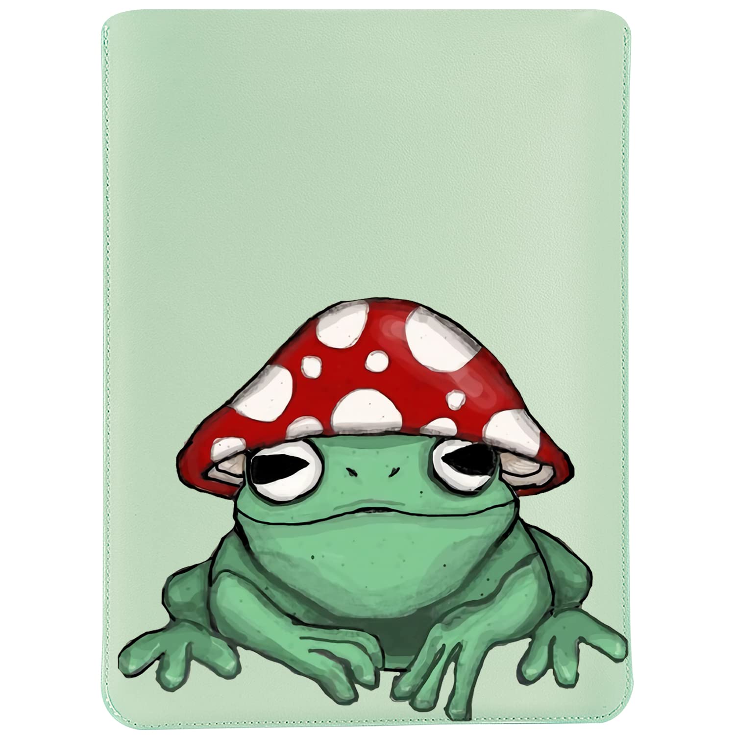MAYCARI 15.6-16 Inch Cute Cartoon Frog Laptop Sleeve Case Bag - Protective Cover for MacBook Pro 16