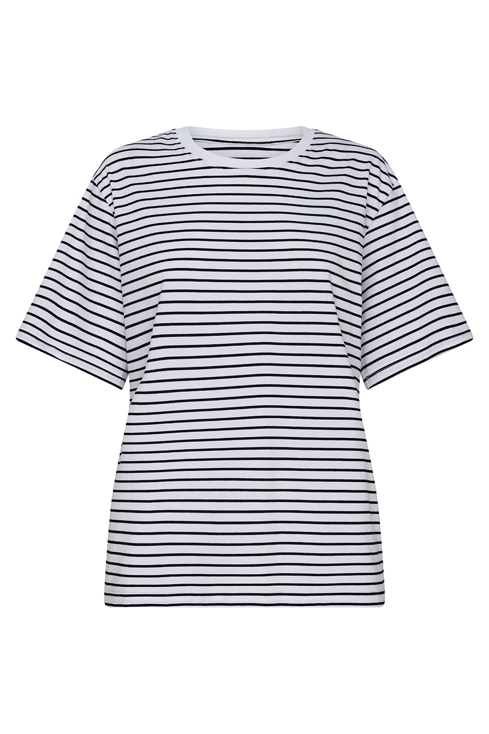 Organic Cotton Crew Neck Striped T-Shirt for Men - Soft, Breathable & Eco-Friendly - Perfect for Casual Wear, Outdoors & Everyday Comfort