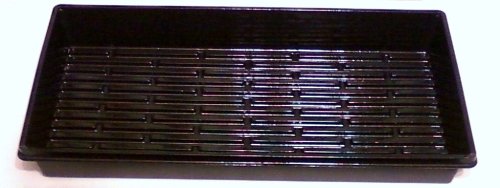 20-Pack Heavy Duty 1020 Seed Starting Trays with Solid Bottom - Reusable Nursery Flats for Indoor & Outdoor Gardening