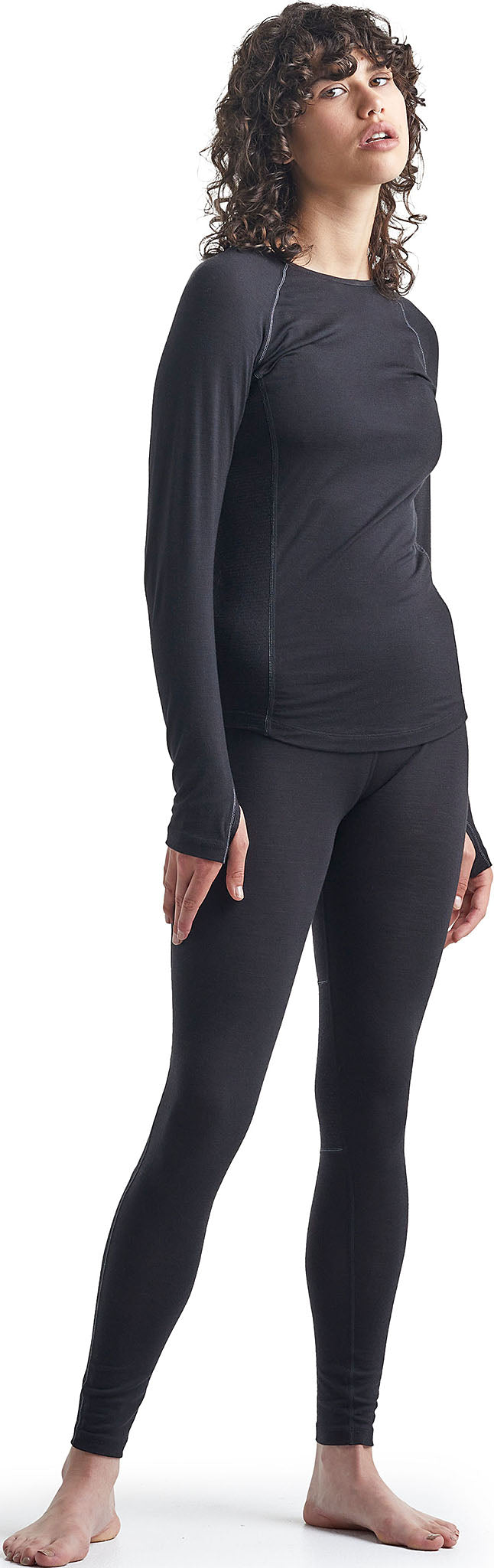 150 Zone Long Sleeve Crewneck Thermal Shirt for Women - Warm Winter Base Layer for Hiking, Running & Outdoor Activities