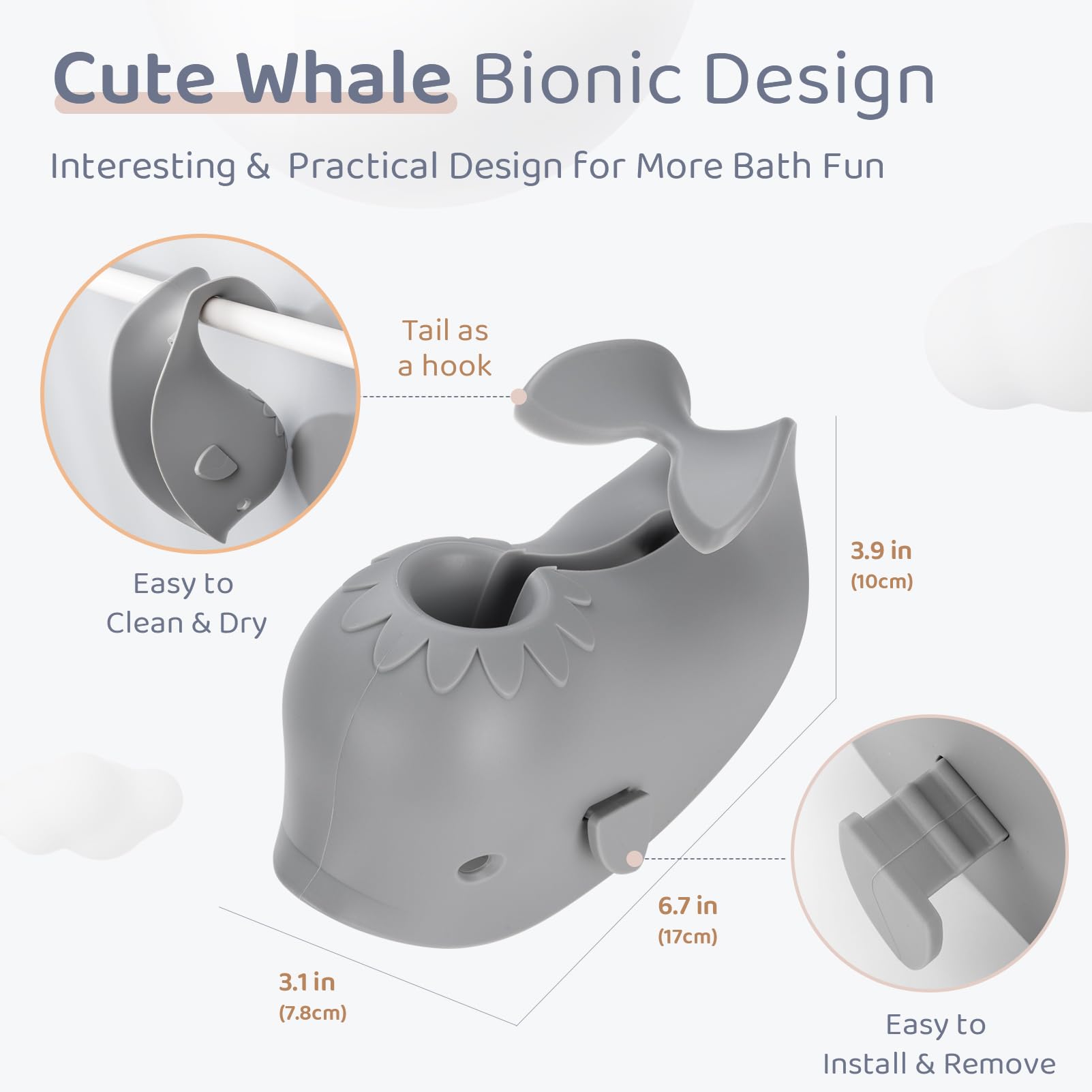 Universal Silicone Baby Bath Spout Cover - Safe Faucet Protector for Kids & Toddlers | Childproof Bathtub Accessory for Bathroom Safety | Prevent Injuries During Shower & Bathtime Fun | Perfect for Baby Bath Time, Water Play & Toddler Safety | Ideal for Nursery, Daycare & Family Bathrooms | Great for Baby Showers, Splash Play & Home Safety