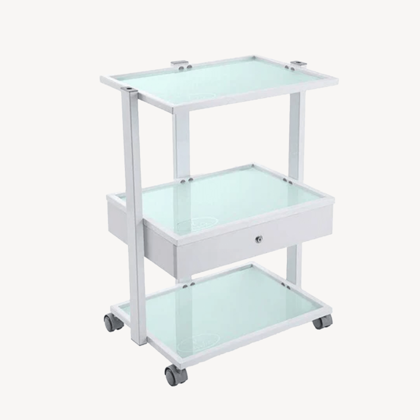 Professional Eva Salon Trolley Cart - 3-Tier Rolling Beauty Storage Organizer for Hair Stylists, Nail Technicians & Makeup Artists - Perfect for Salon, Spa & Home Use