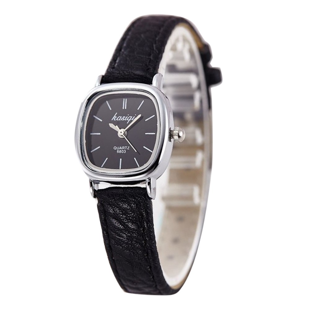 Luxury Women's Quartz Watch - Thin Leather Strap Square Casual Watch by Litterprince (5#) | Perfect for Office, Dating & Everyday Fashion Accessory