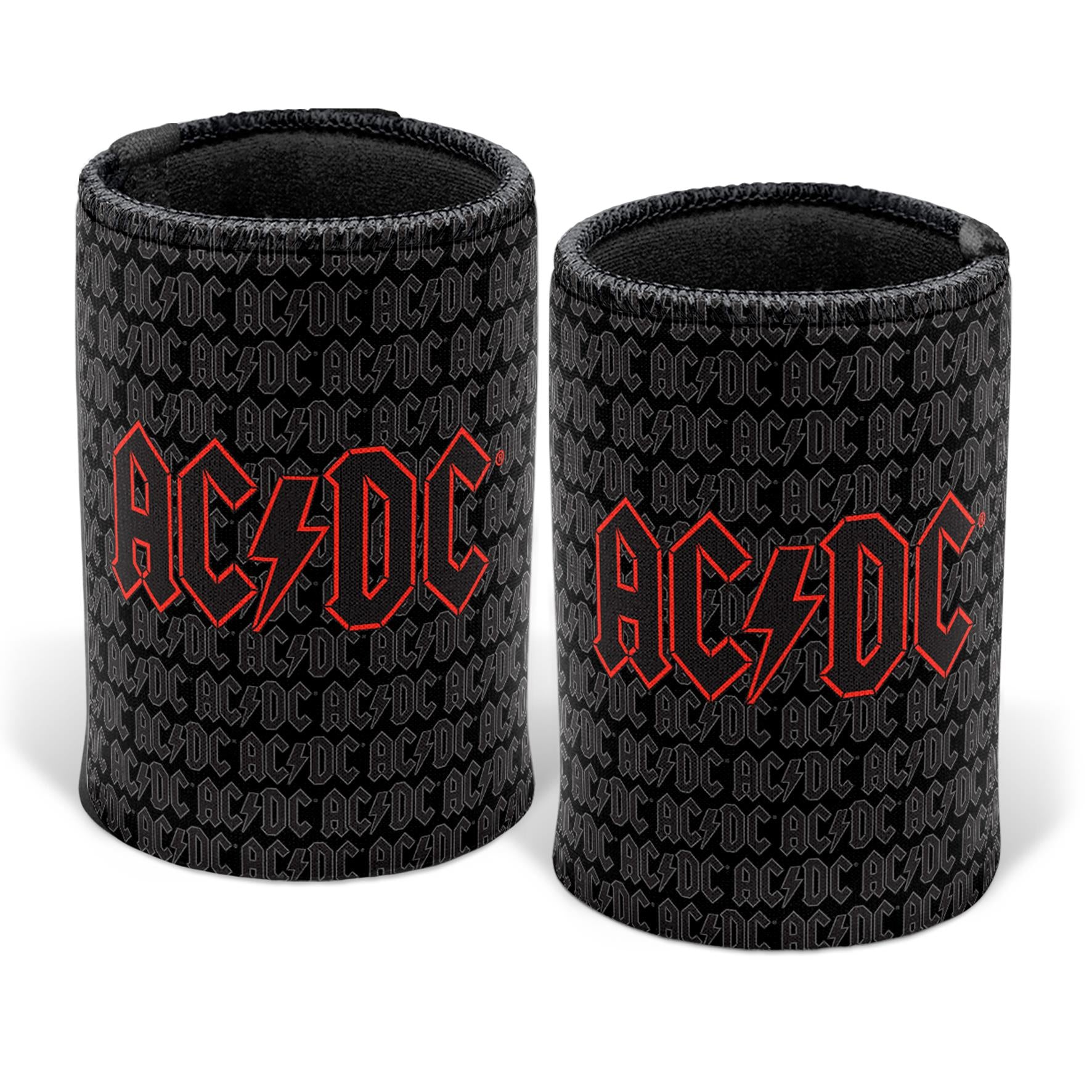 AC/DC Logo Insulated Beer Can Cooler & Stubby Holder - Keep Drinks Cold for Concerts, Parties & Tailgating