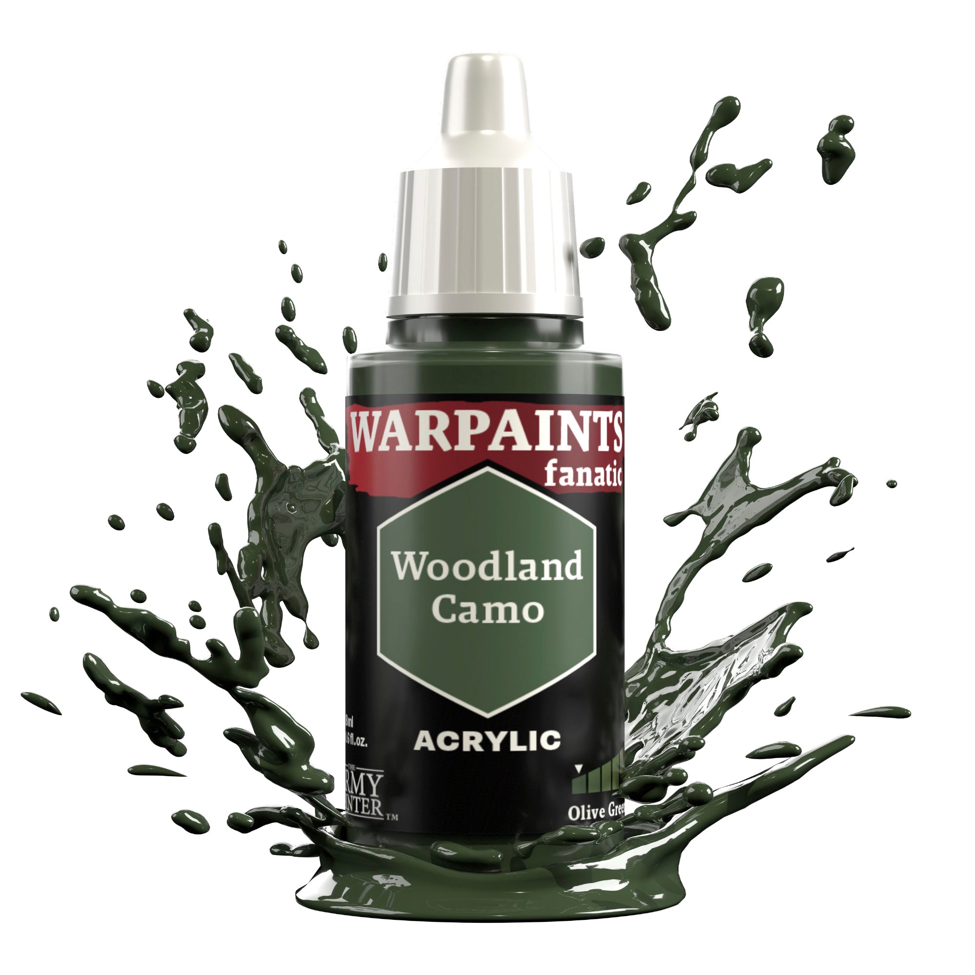 Warpaints Fanatic: Woodland Camo Face Paint Kit for Outdoor Hunting & Airsoft - Perfect for Cosplay and Military Simulation
