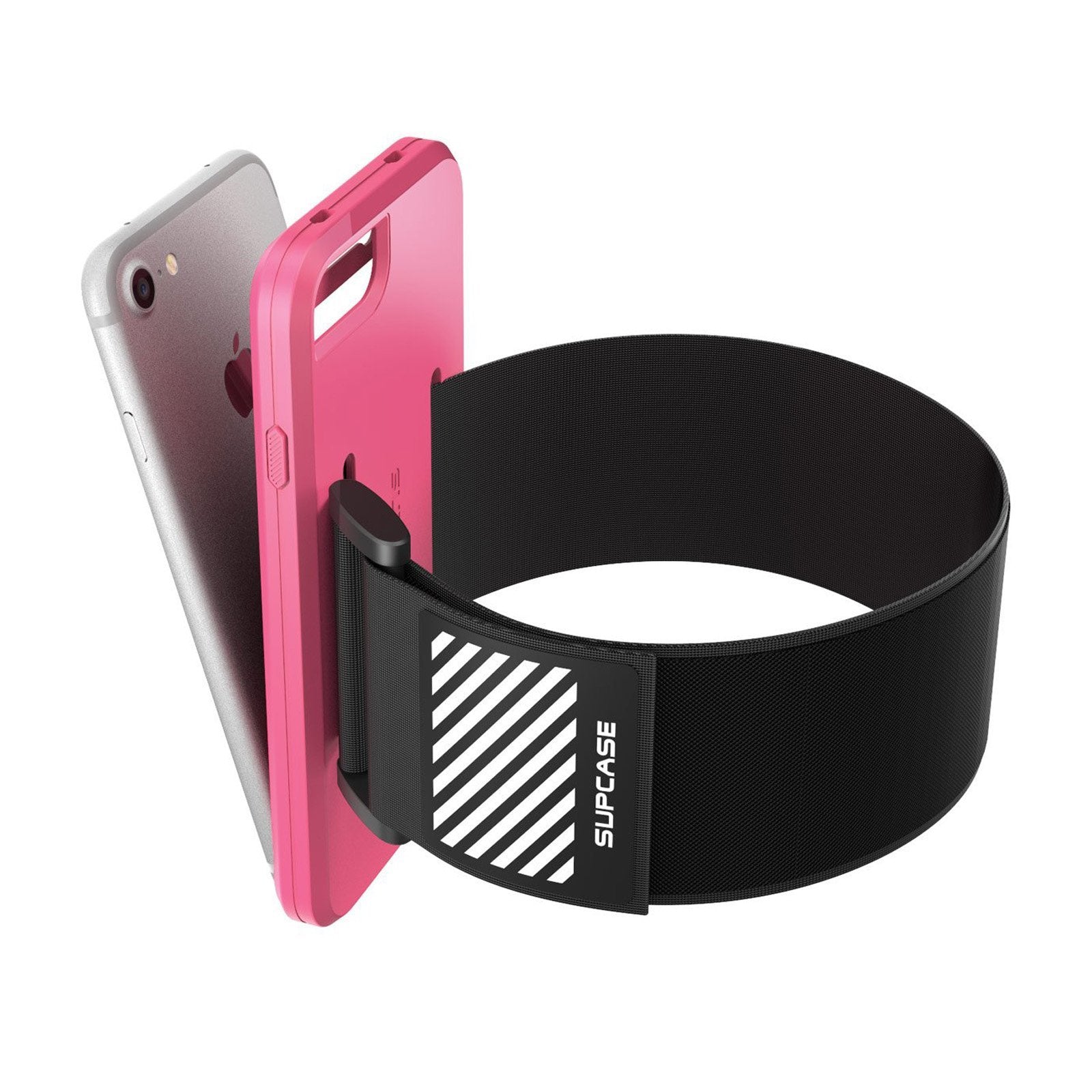 iPhone 8 Running Armband - Pink Sports Workout Belt for Jogging, Gym & Fitness - Compatible with iPhone 8/7/6S (4.7